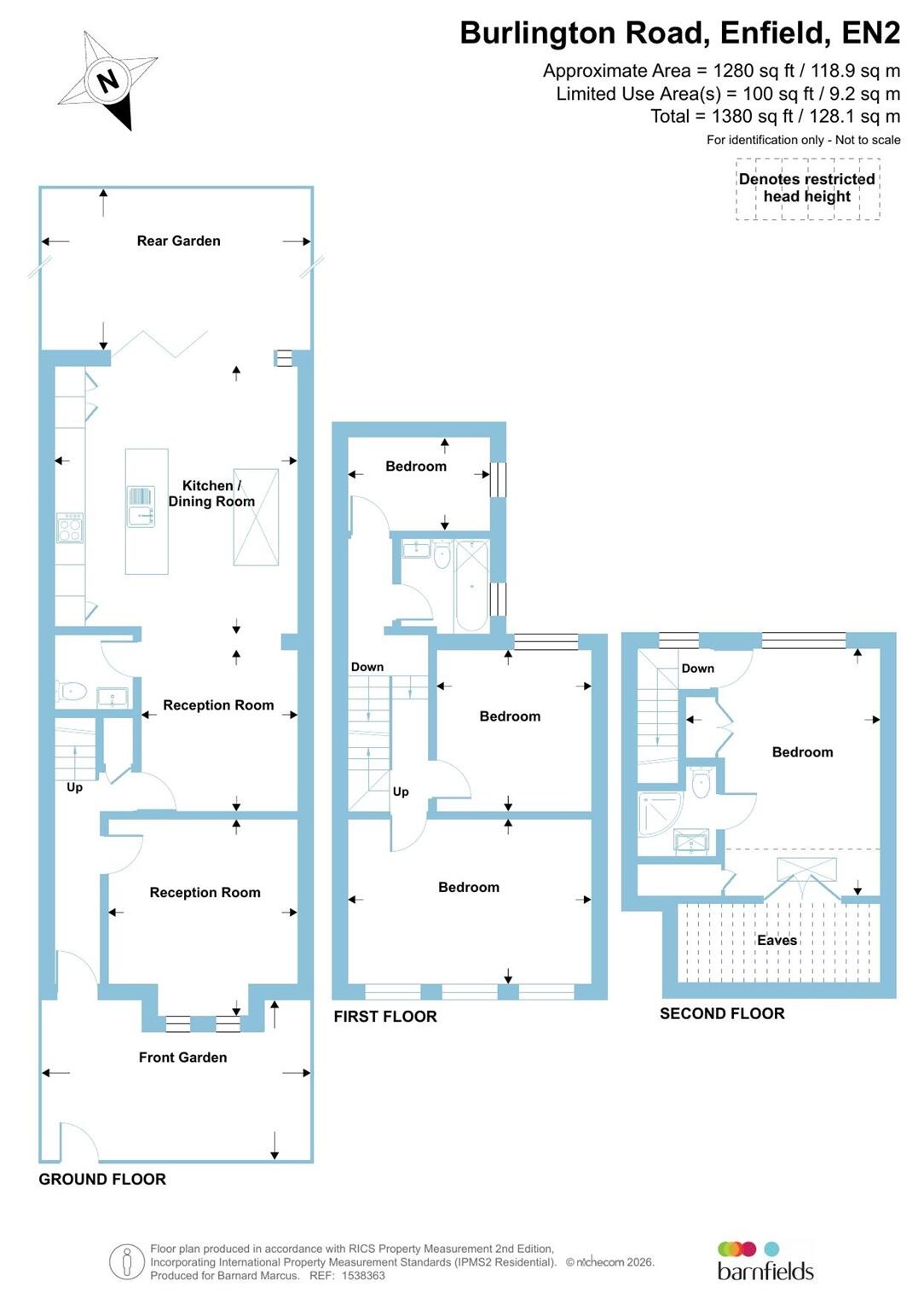 Burlington Road, Enfield floorplan
