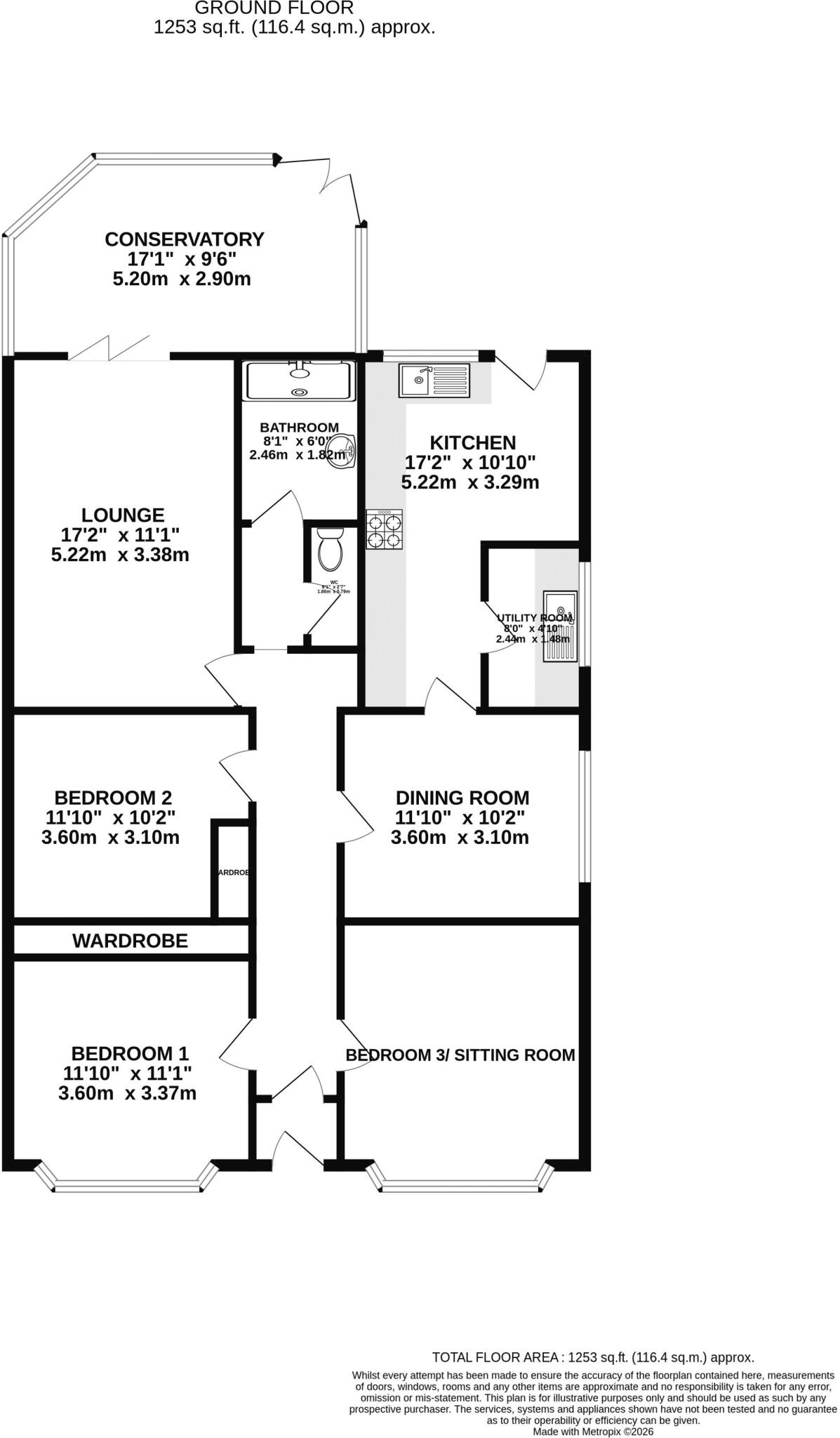 South View, Broughton floorplan