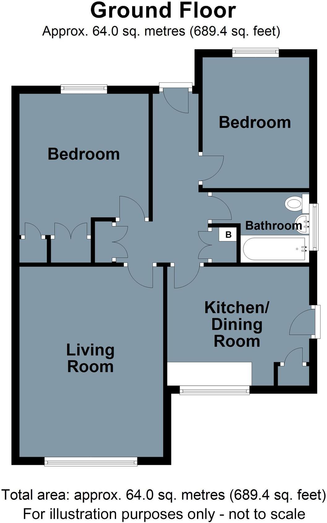 Hampden Close, Battle, TN33 floorplan