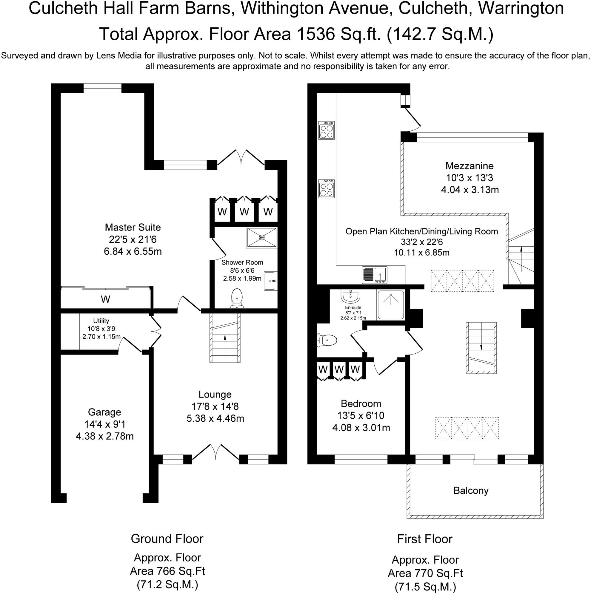 Withington Avenue, Culcheth, Warrington, Cheshire, WA3 floorplan