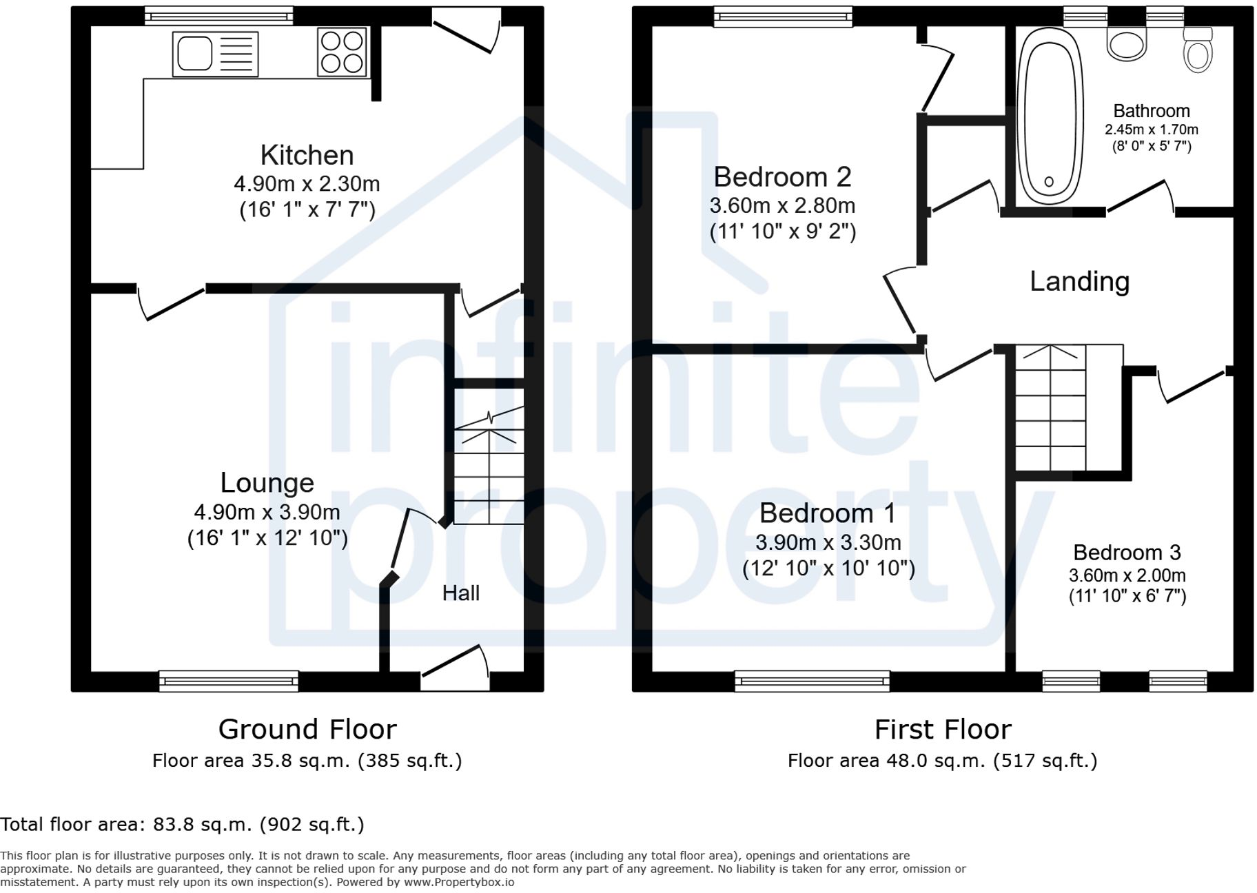 Cotswold Place, Warrington, WA2 floorplan