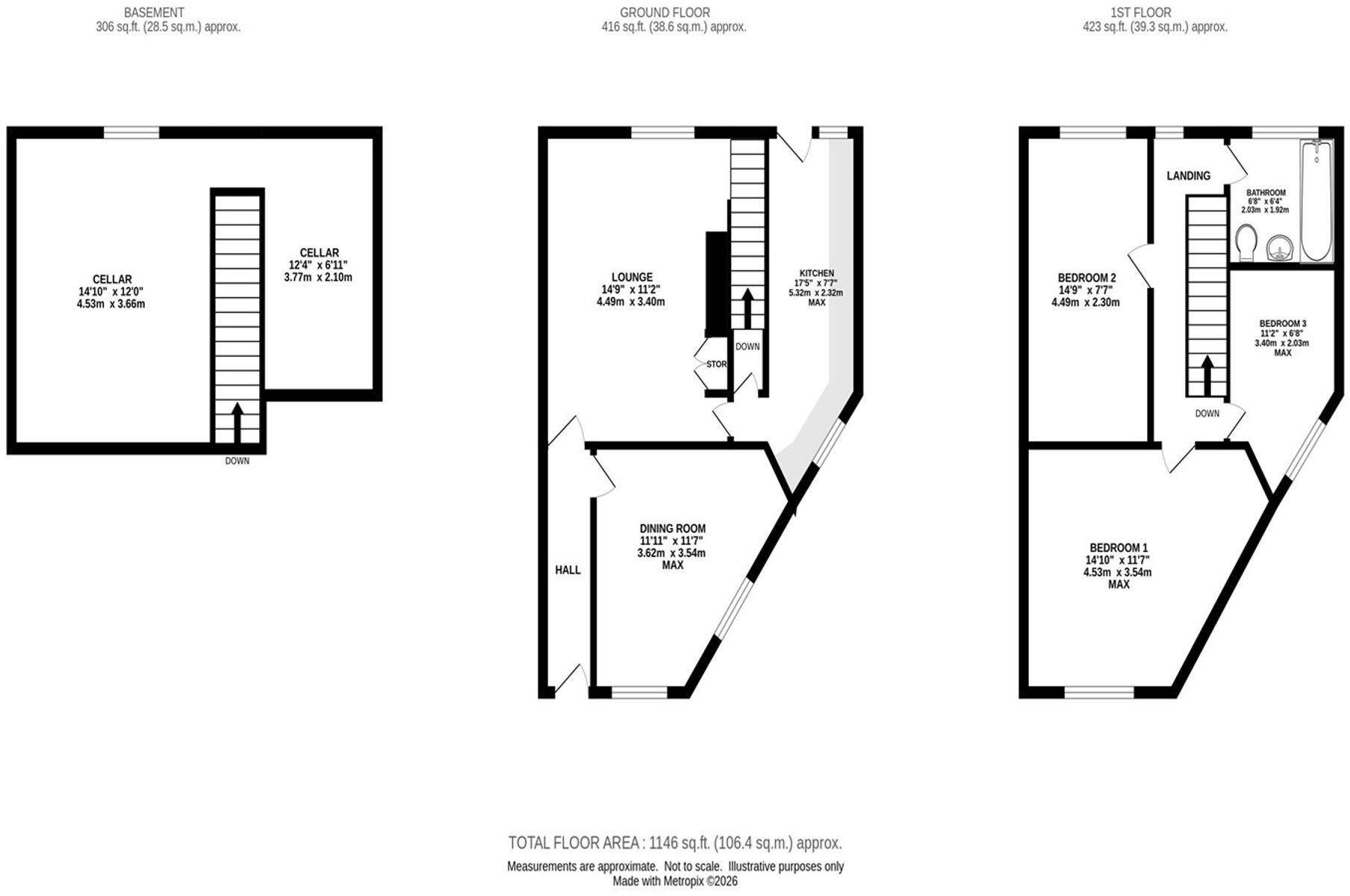 Reuben Street, Stockport, SK4 floorplan