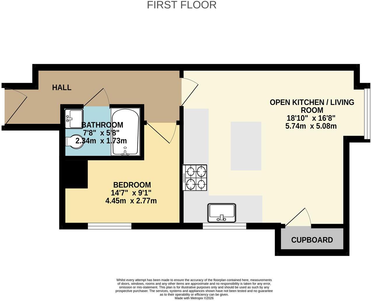 Wickham Avenue, Bexhill, TN39 3FR floorplan