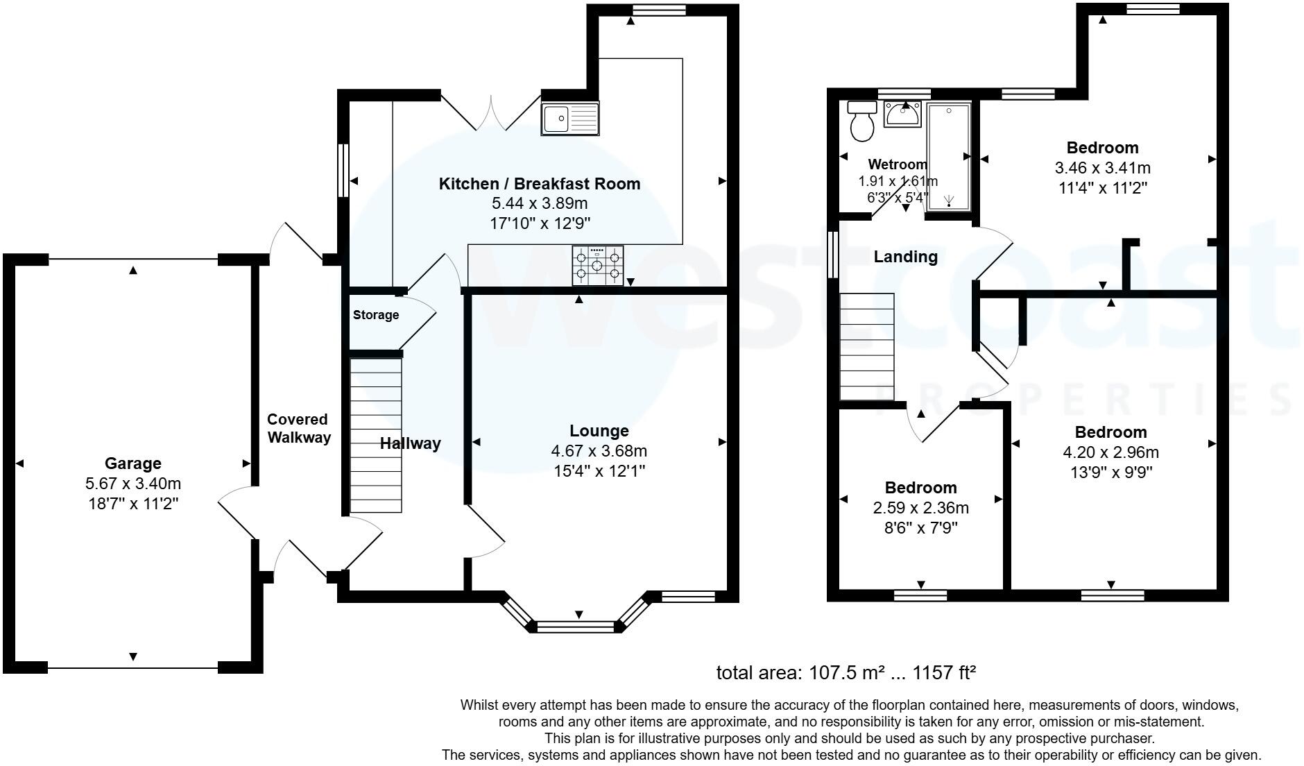 Killarney Avenue, Burnham-on-Sea, Somerset, TA8 floorplan