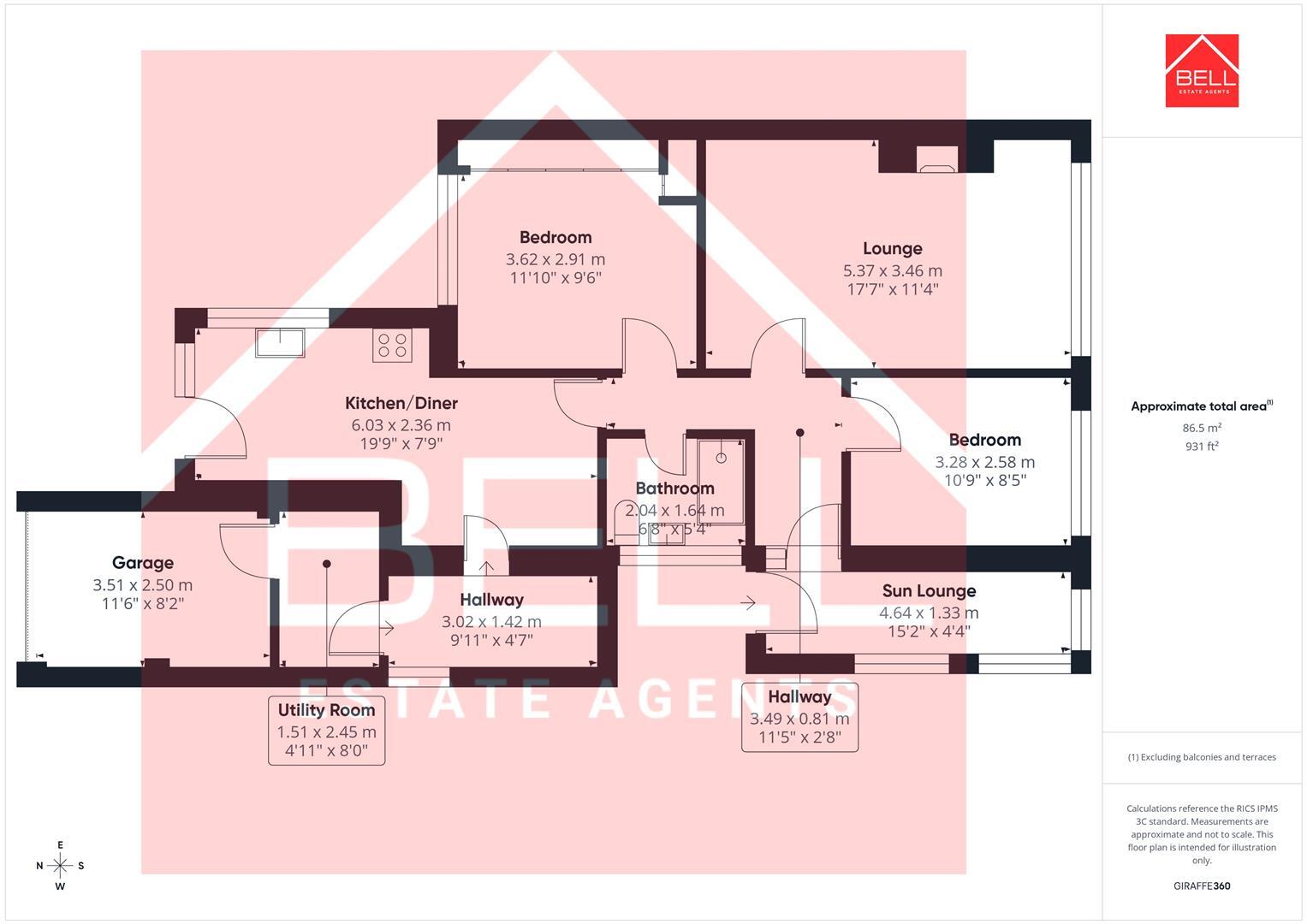 Ferndown Court, Wardley floorplan