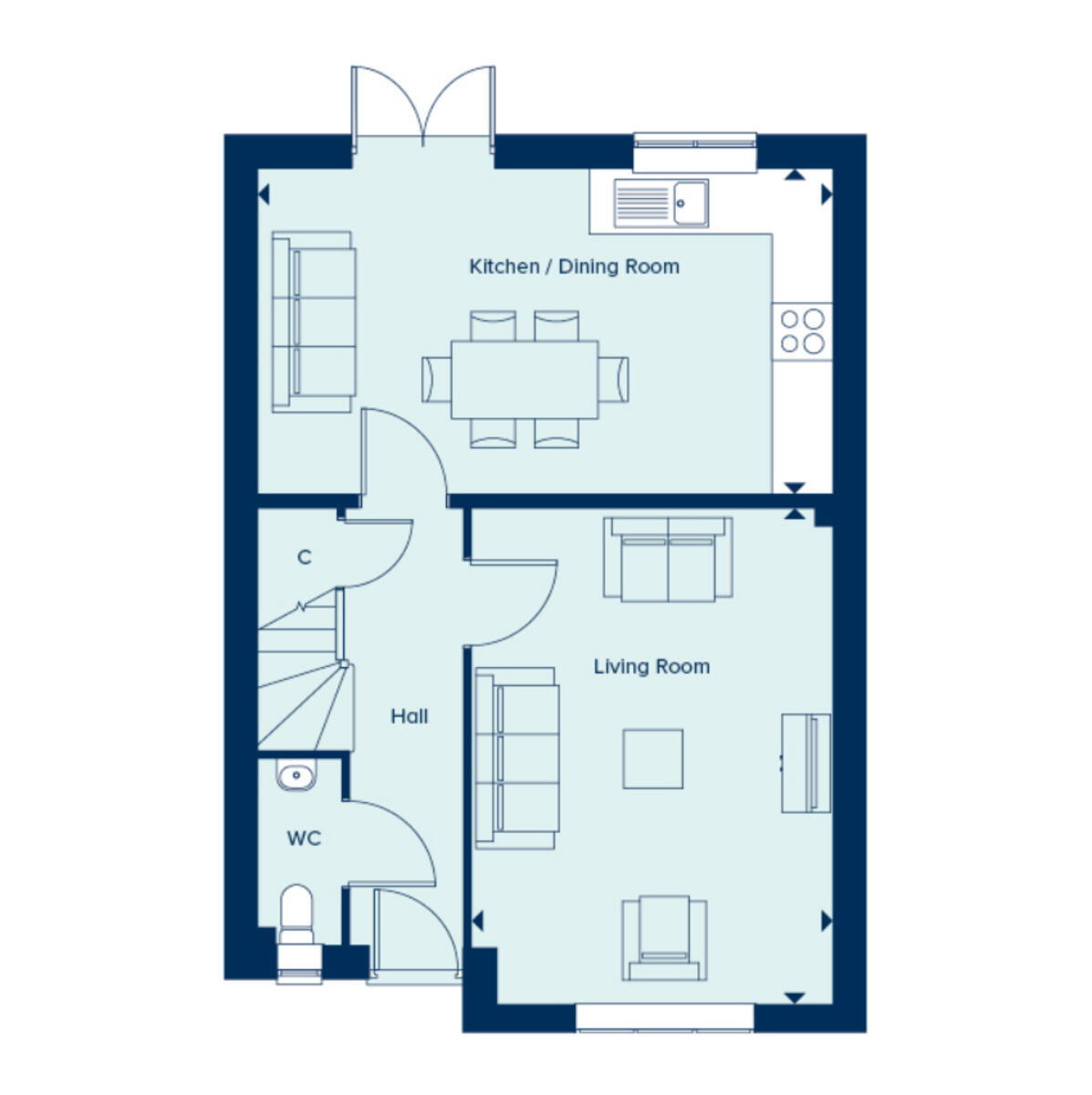 Shearwater Close, Ashford floorplan