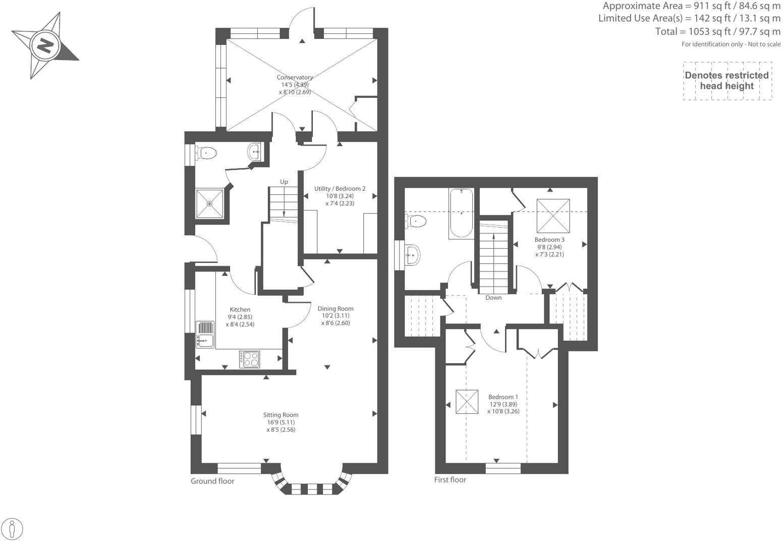Ducklington Lane, Witney, Oxfordshire floorplan