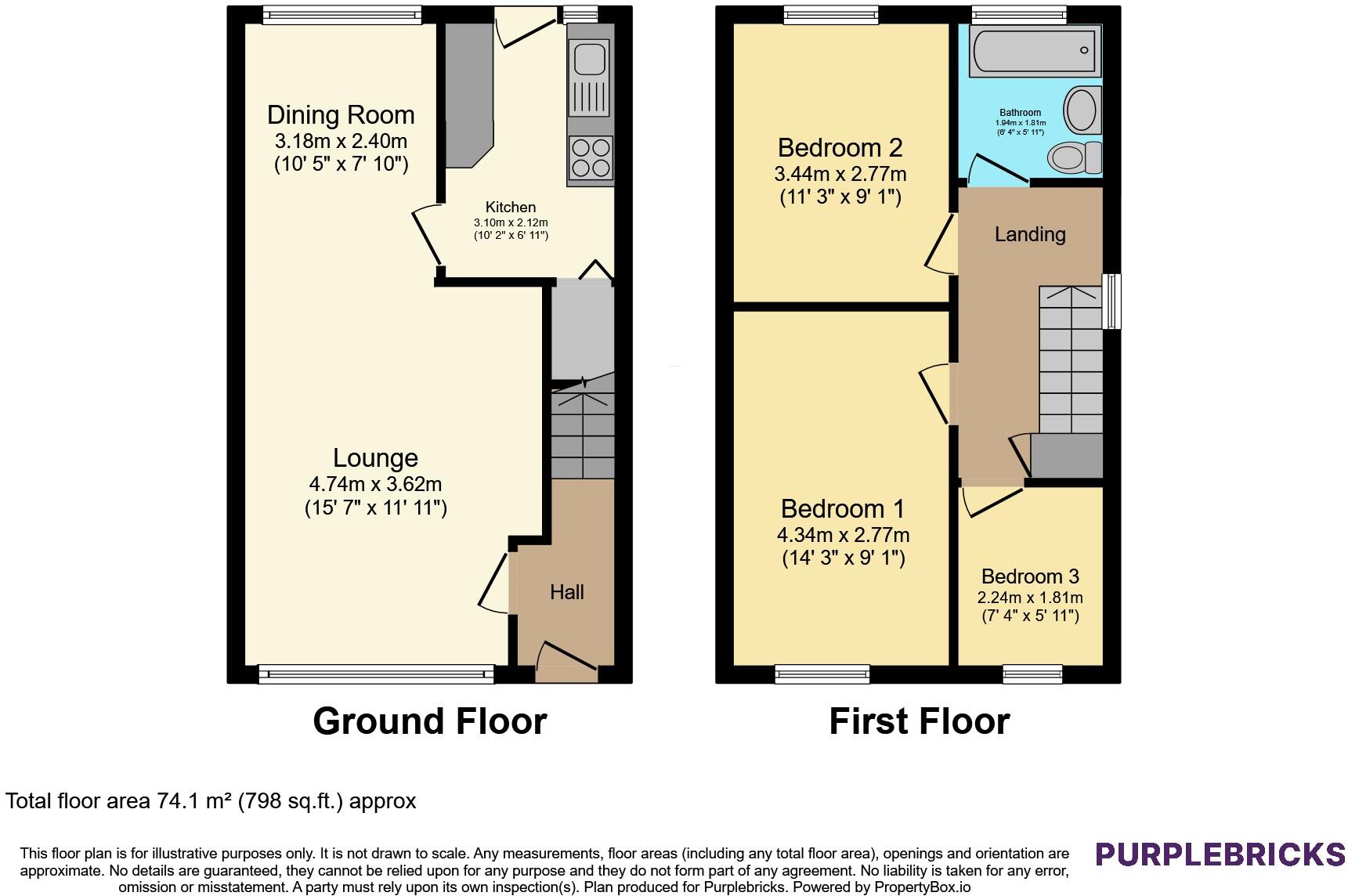 Victoria Court, Keighley, BD21 floorplan