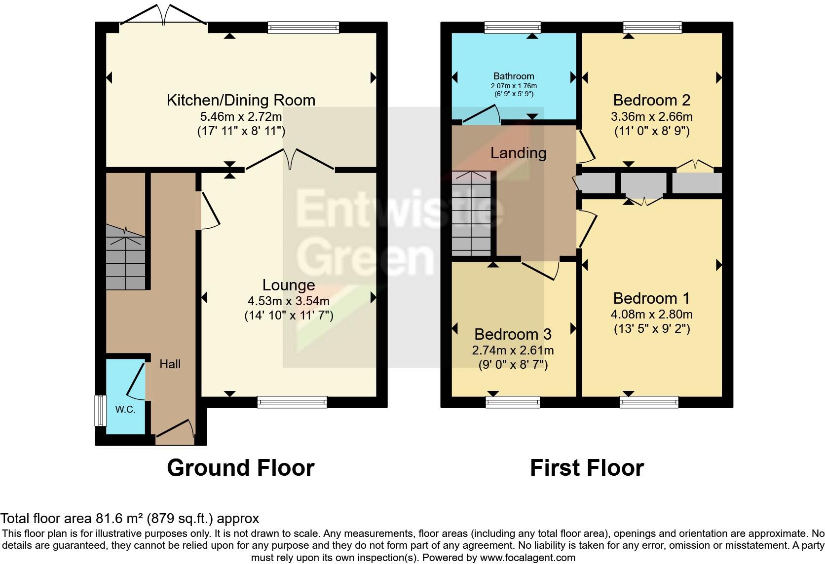 Barry Avenue, Ingol, Preston, Lancashire, PR2 floorplan