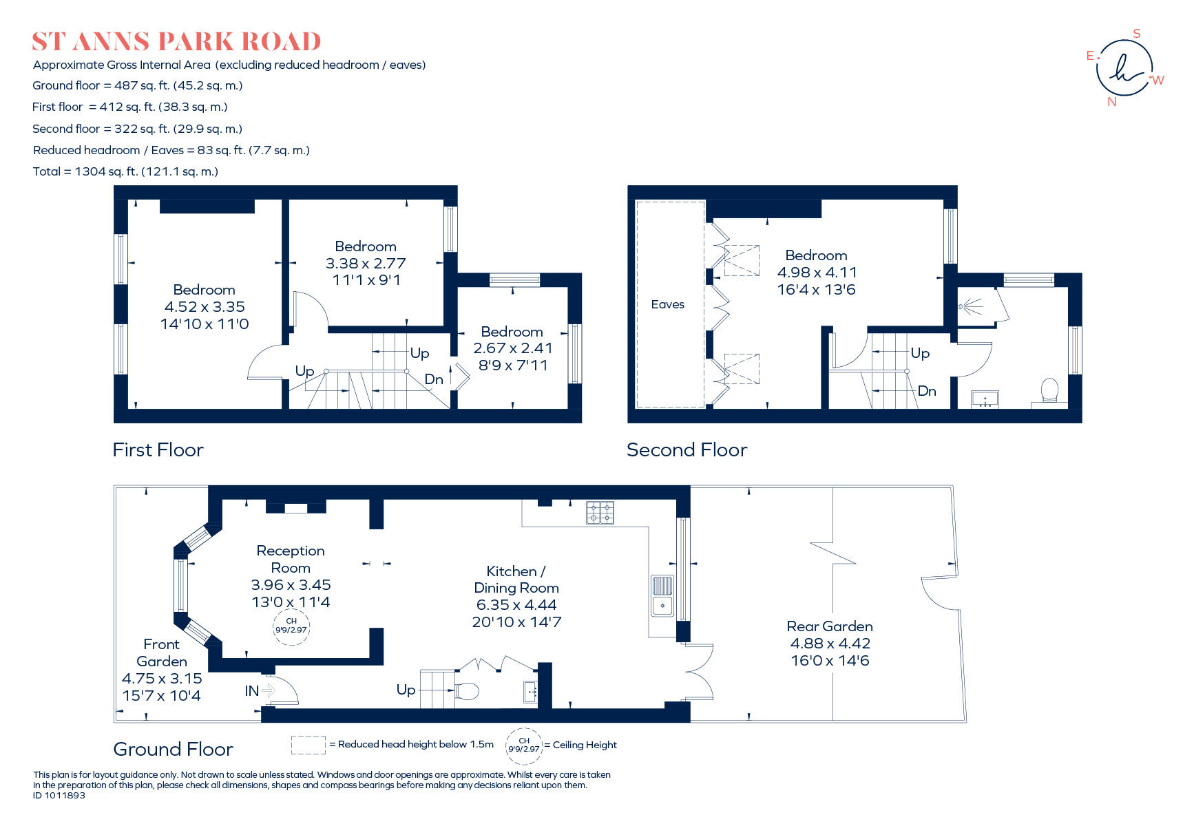 St. Ann's Park Road London SW18 floorplan