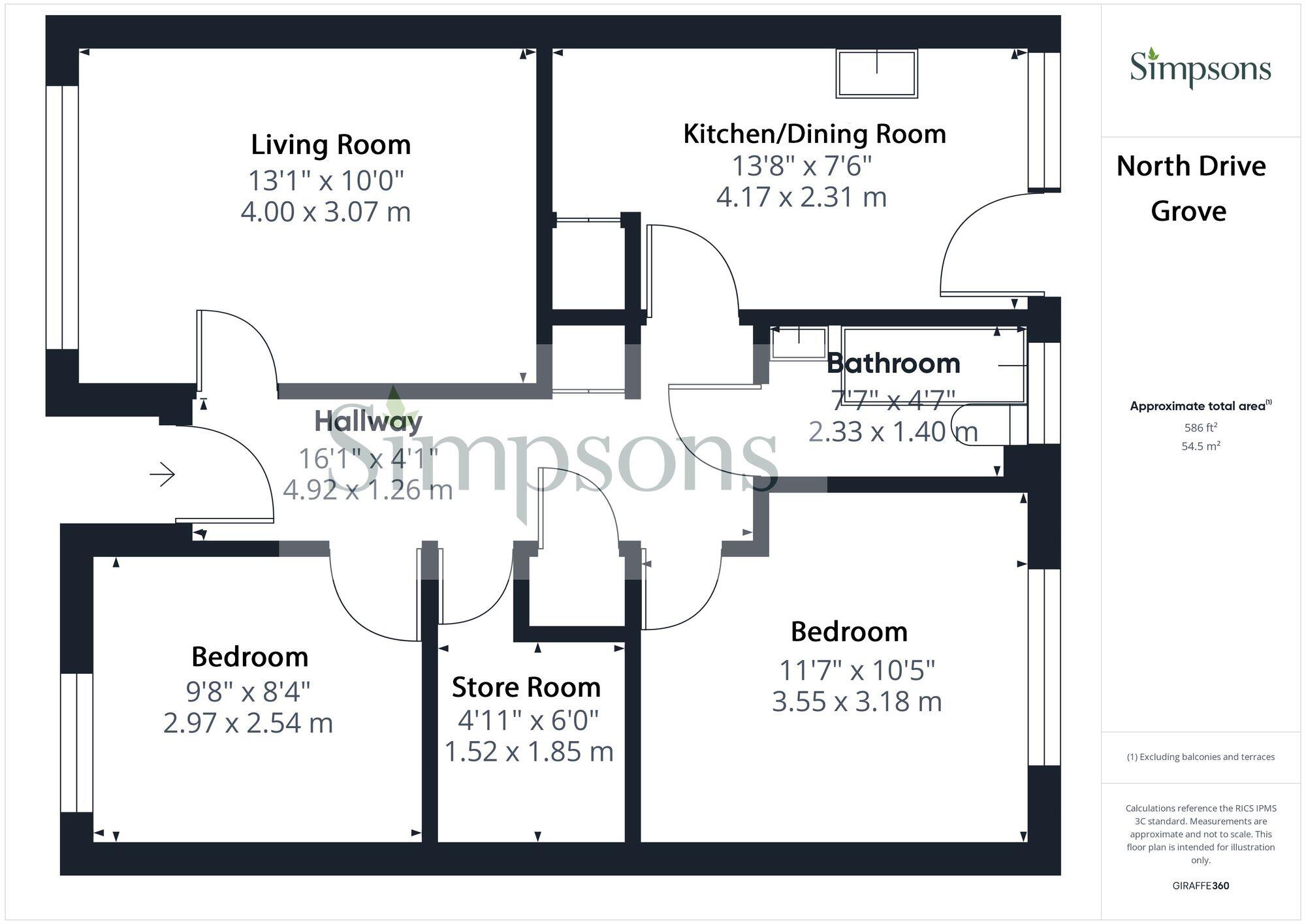 North Drive, Grove, OX12 floorplan