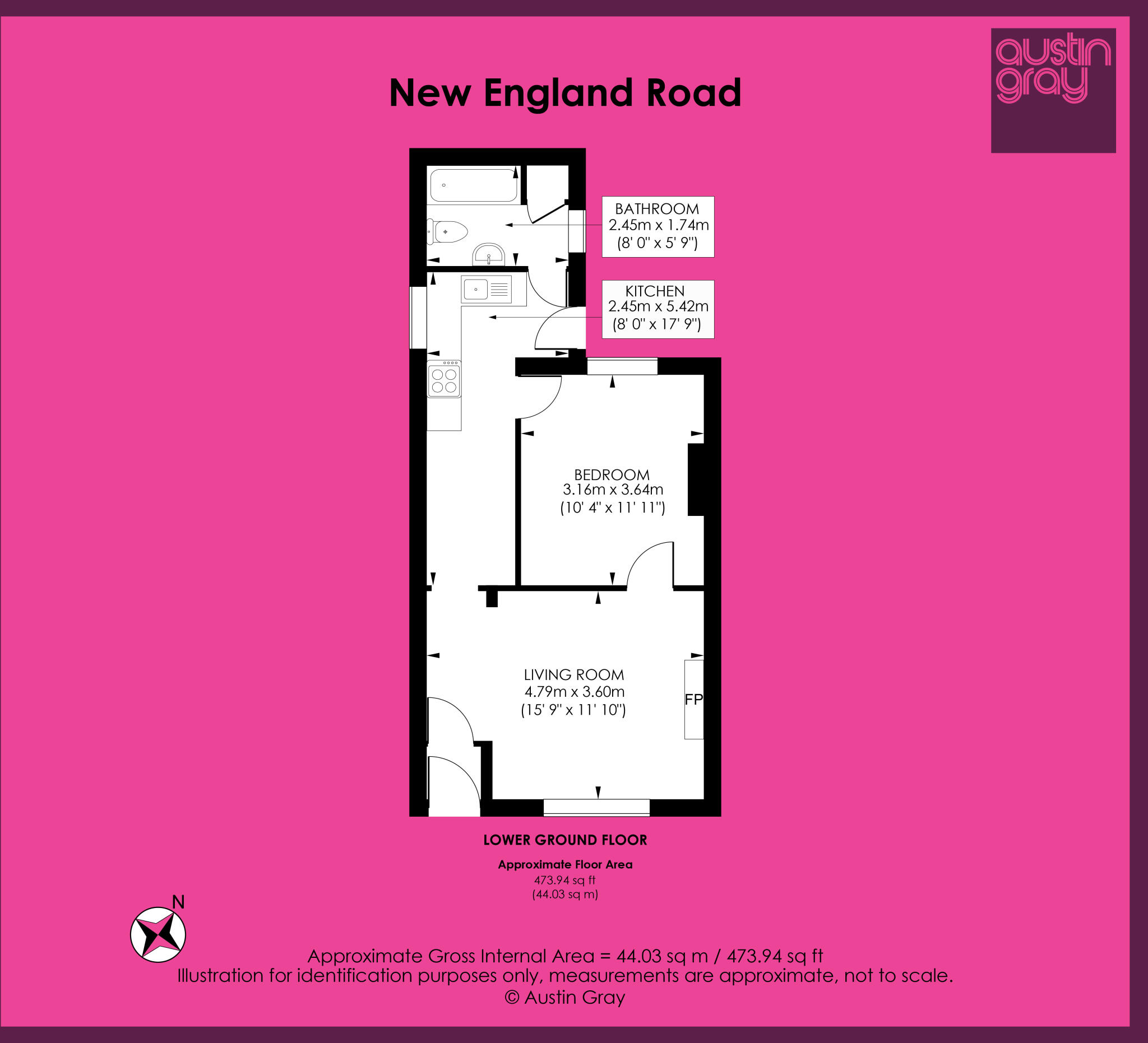 New England Road, Brighton floorplan
