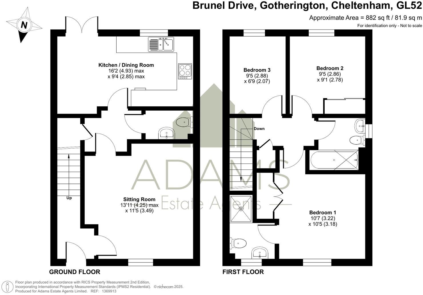 Brunel Drive, Gotherington floorplan