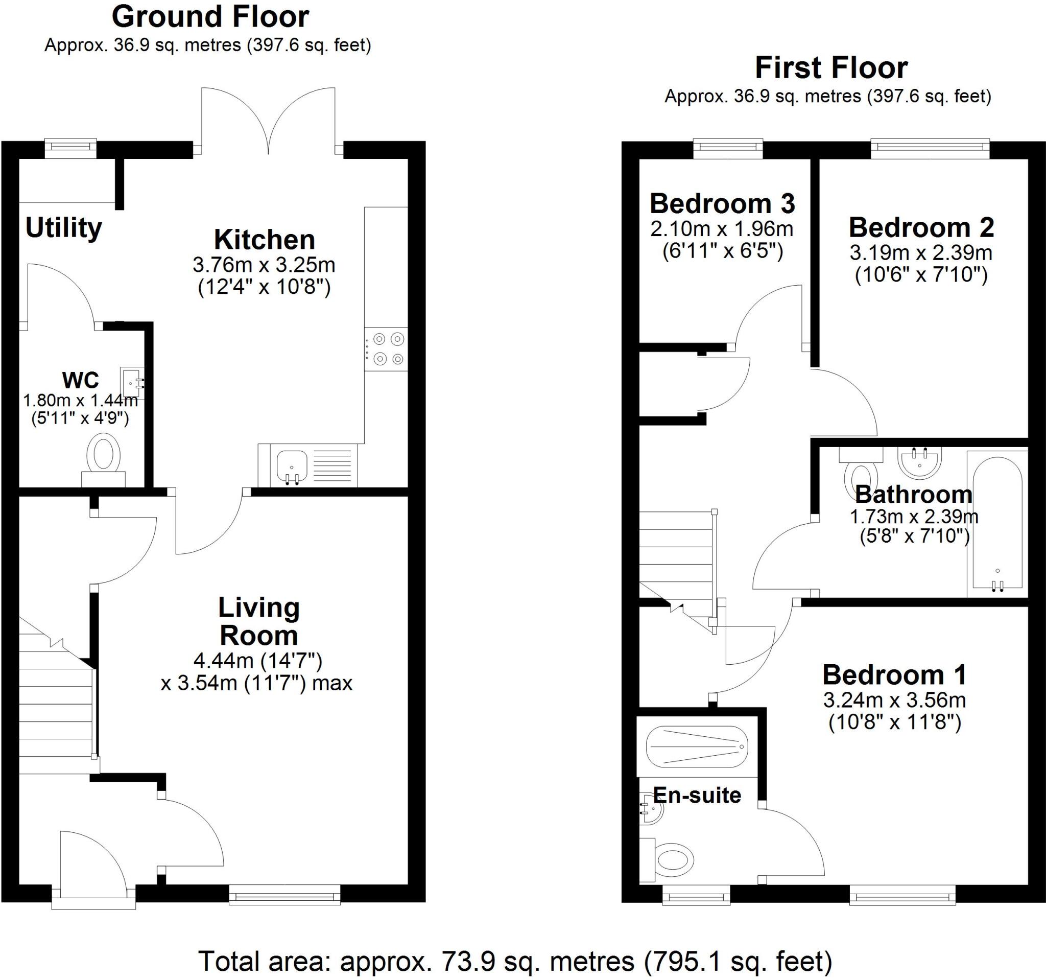 Kilmond Way, Durham, DH1 floorplan