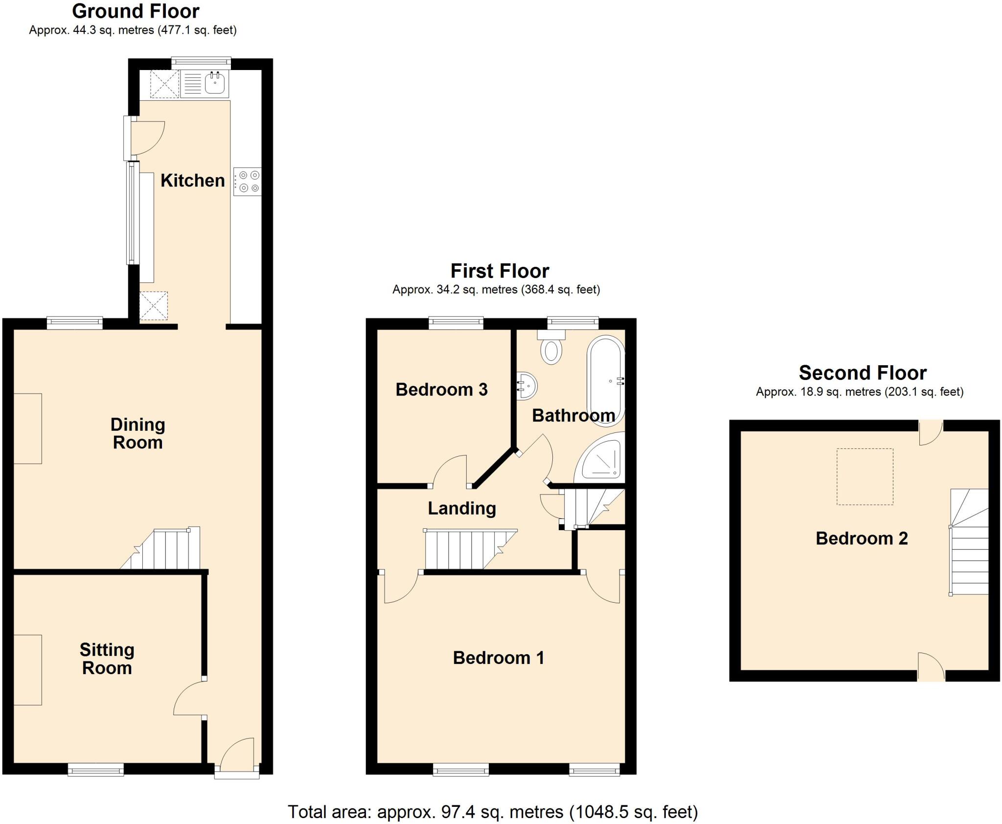 Gloucester Road, Trowbridge floorplan