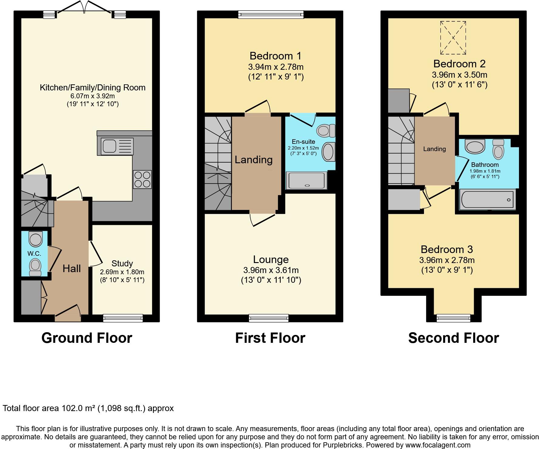 Cae Brewis, Llantwit Major, CF61 floorplan