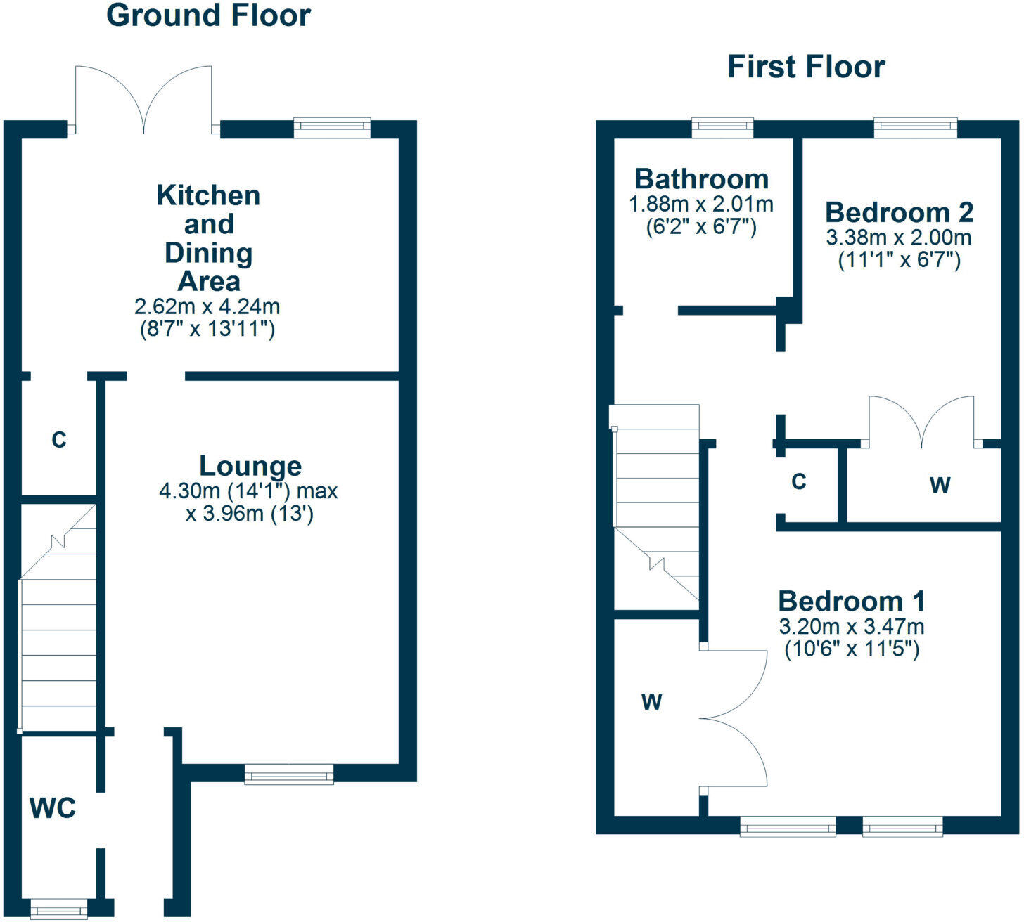 33 Kings Park, Ayr, KA8 9NZ floorplan