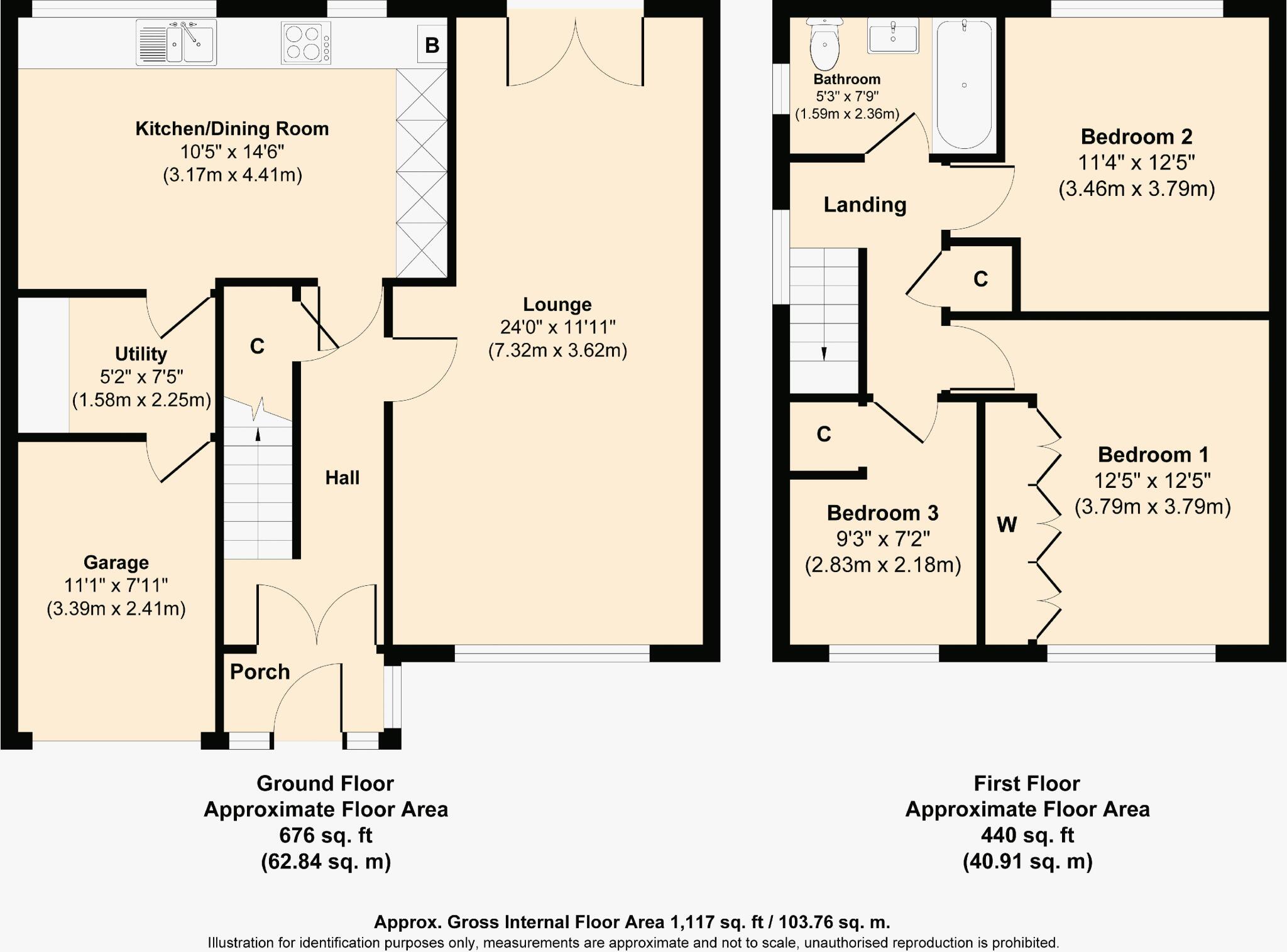 Lobden Crescent, Rochdale floorplan