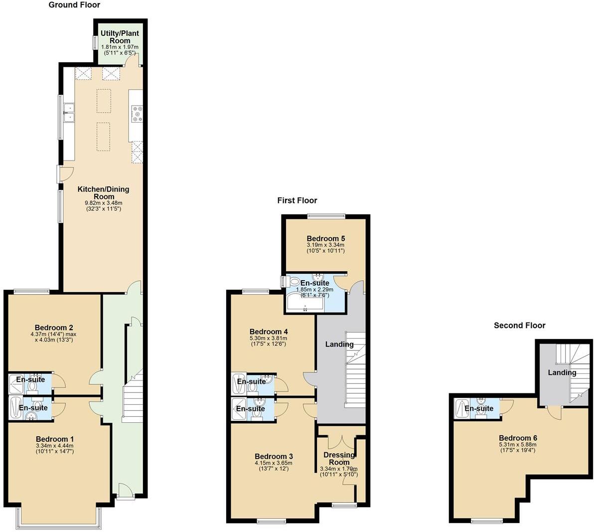 Bradford Avenue, Bolton floorplan