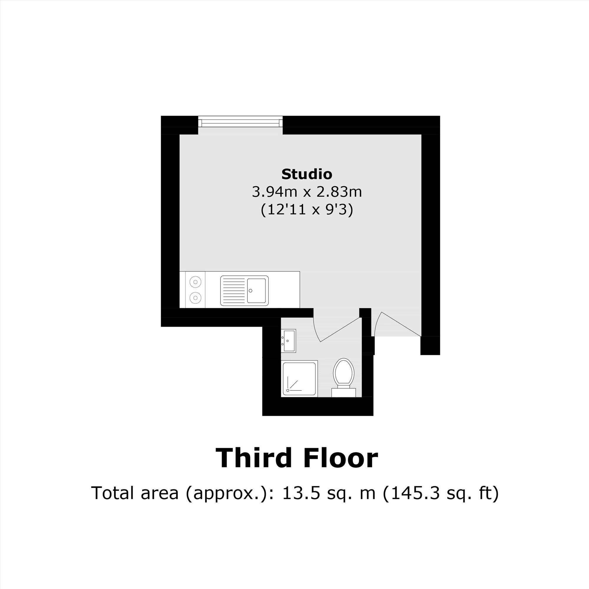 Bina Gardens, South Kensington floorplan