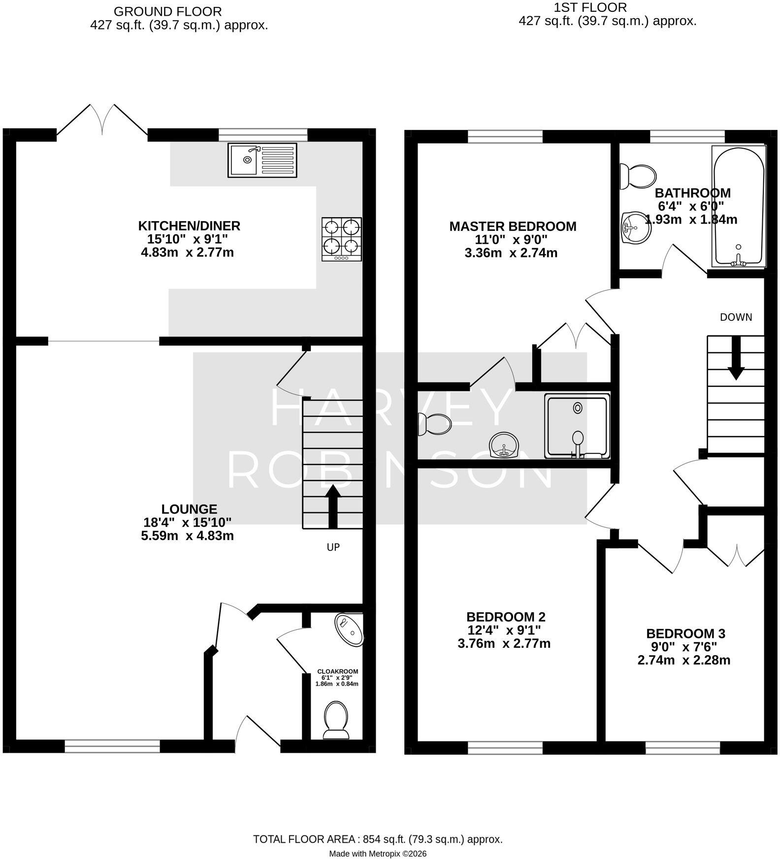 Blaine Road, Alconbury Weald, PE28 floorplan