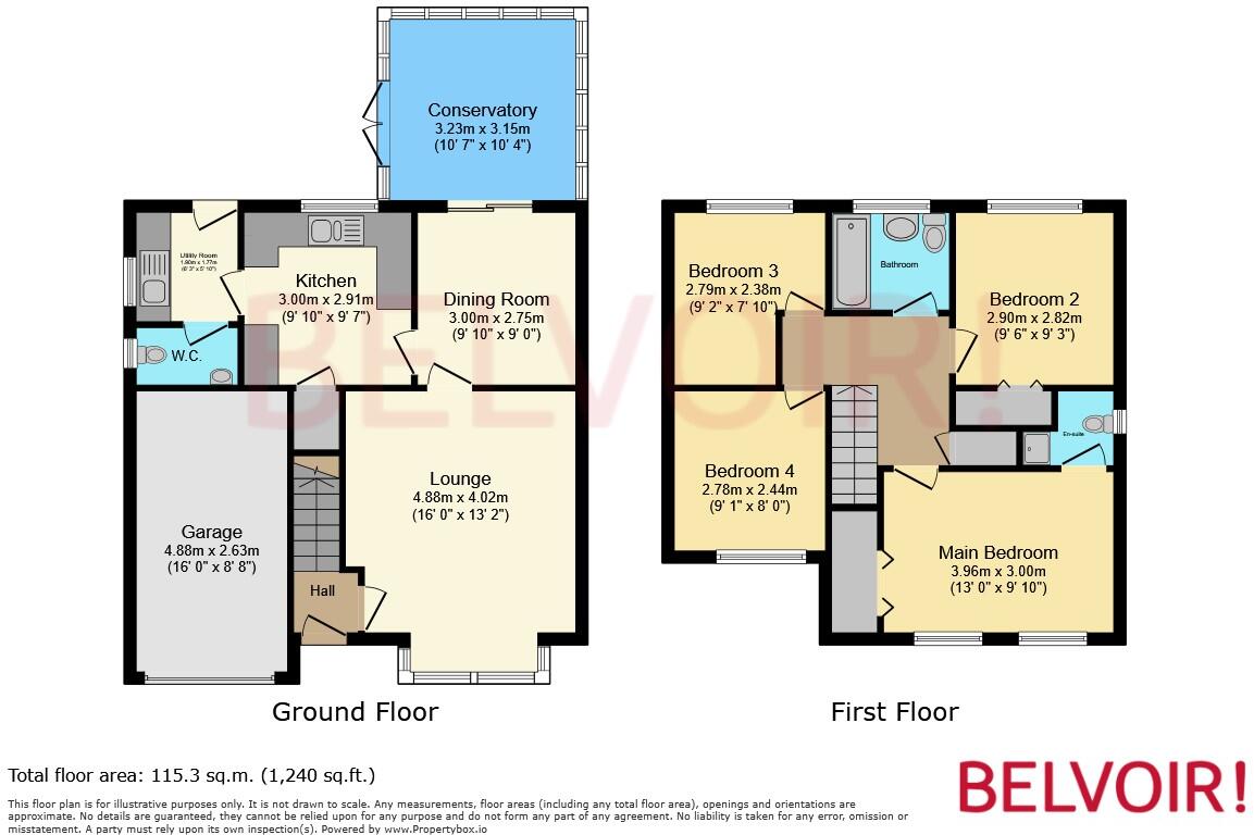 Haddon Close, Wellingborough floorplan