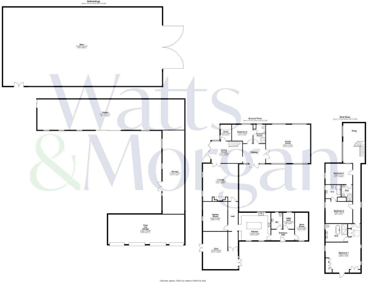Ty Broc, Parc Farm, St. Donat's, Nr Llantwit Major, Vale of Glamorgan, CF61 1AG floorplan