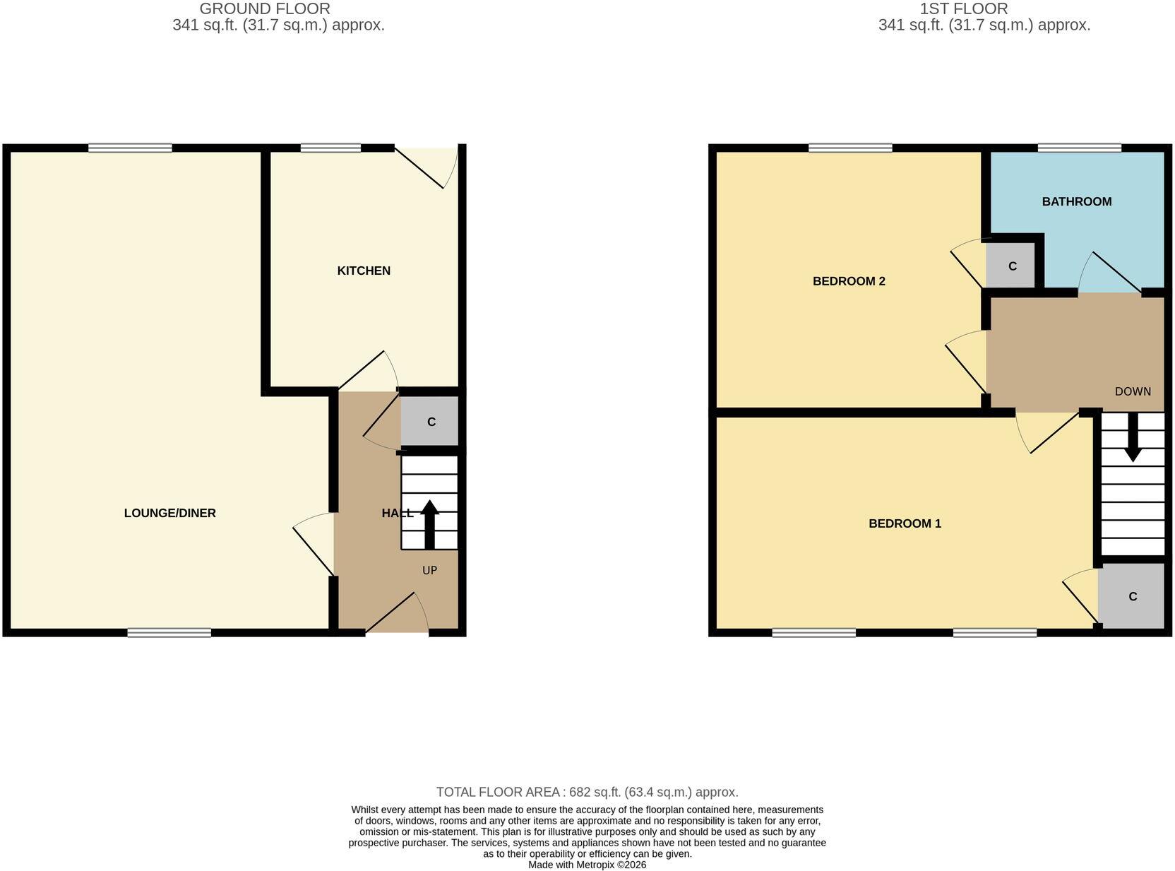 Ambrose Road, Middlesbrough, TS6 floorplan