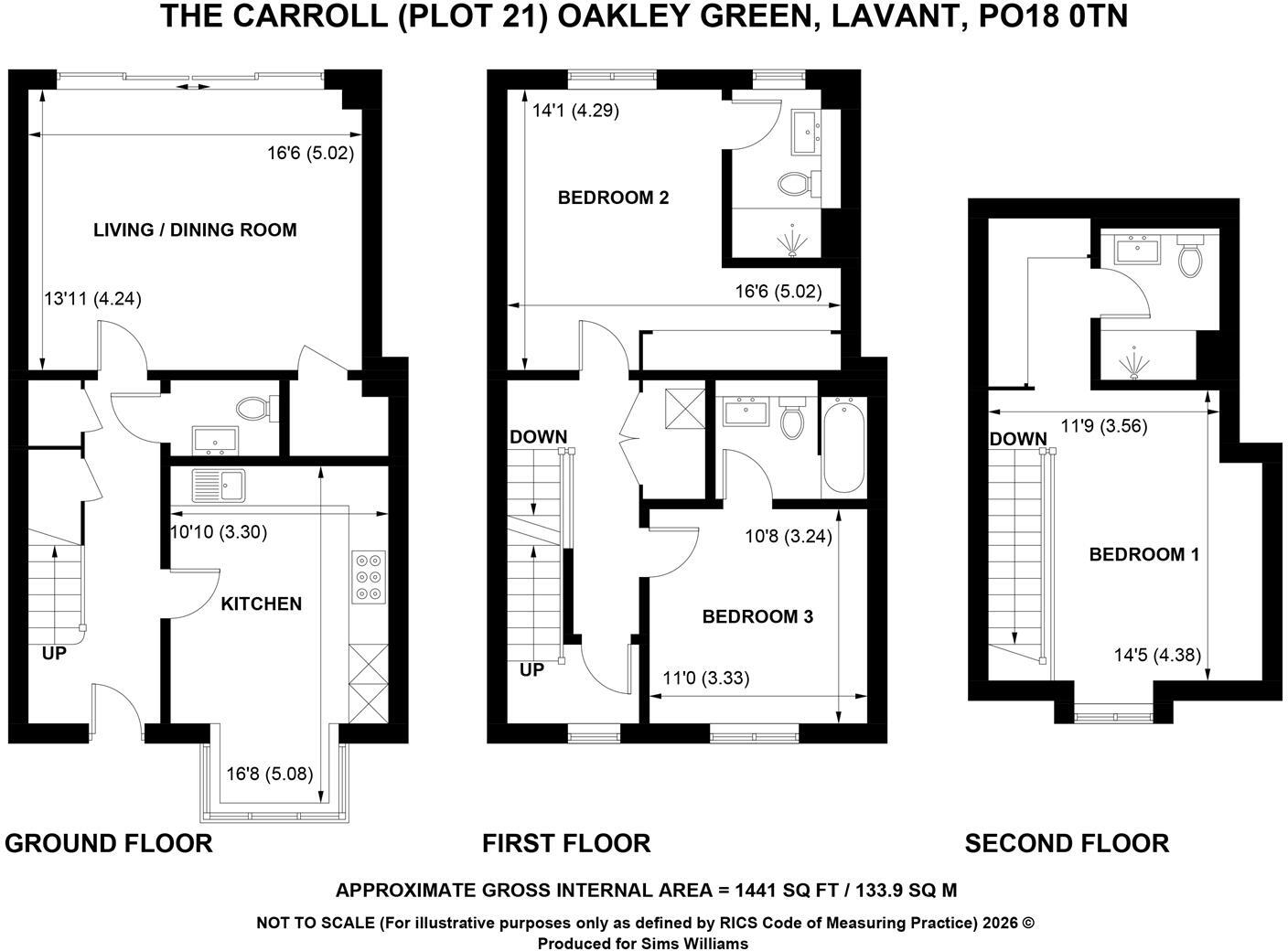 The Carroll (21), Oakley Green, Lavant floorplan