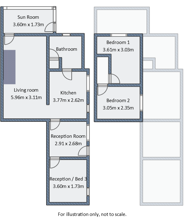 Gribbs Villa, Foxhole floorplan