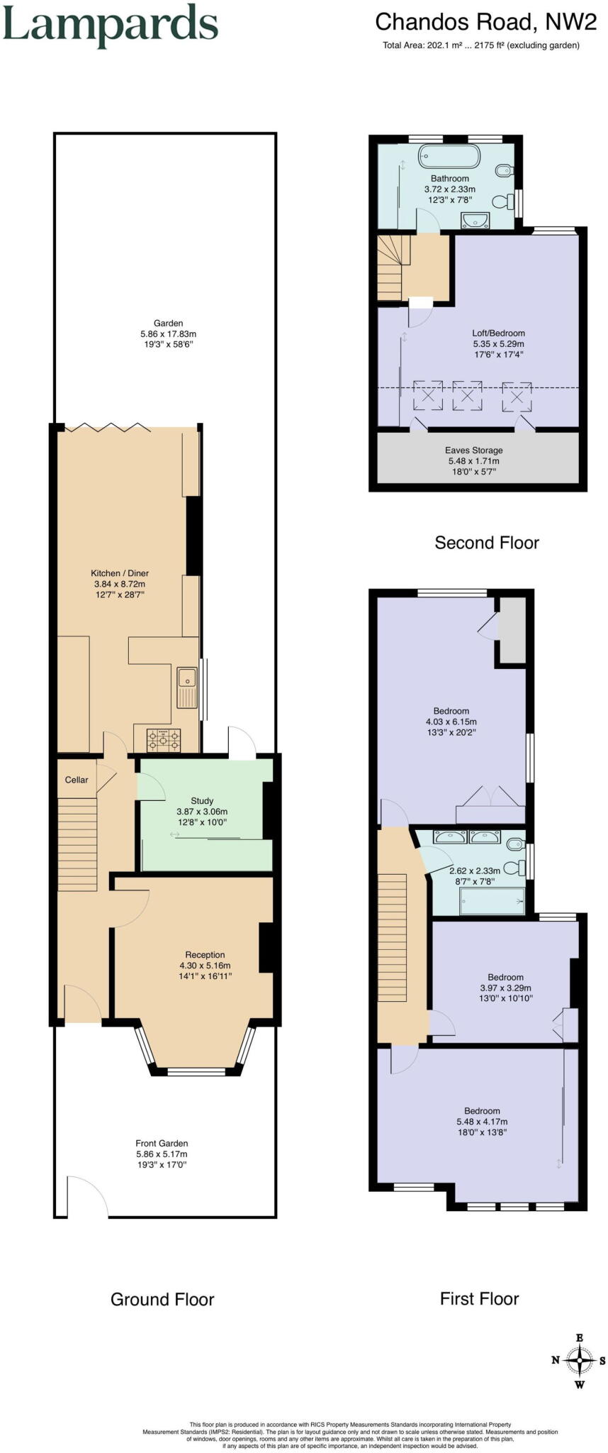 Chandos Road, London, NW2 4LT floorplan