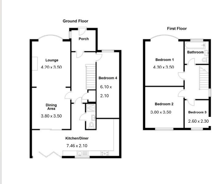 Oadby Road, Wigston, Leicestershire, LE18 floorplan