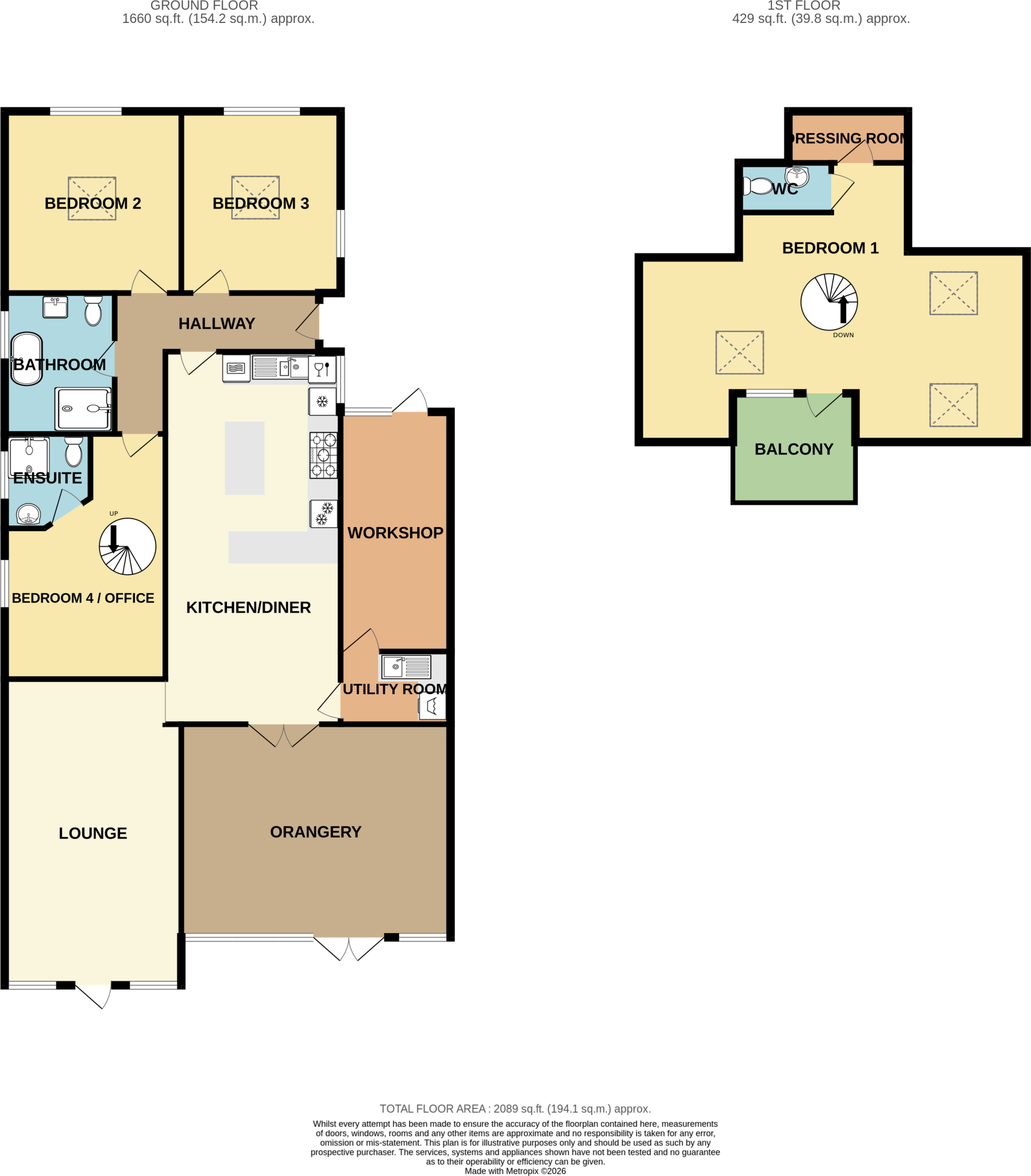 Green Lane West, Preston, PR4 floorplan