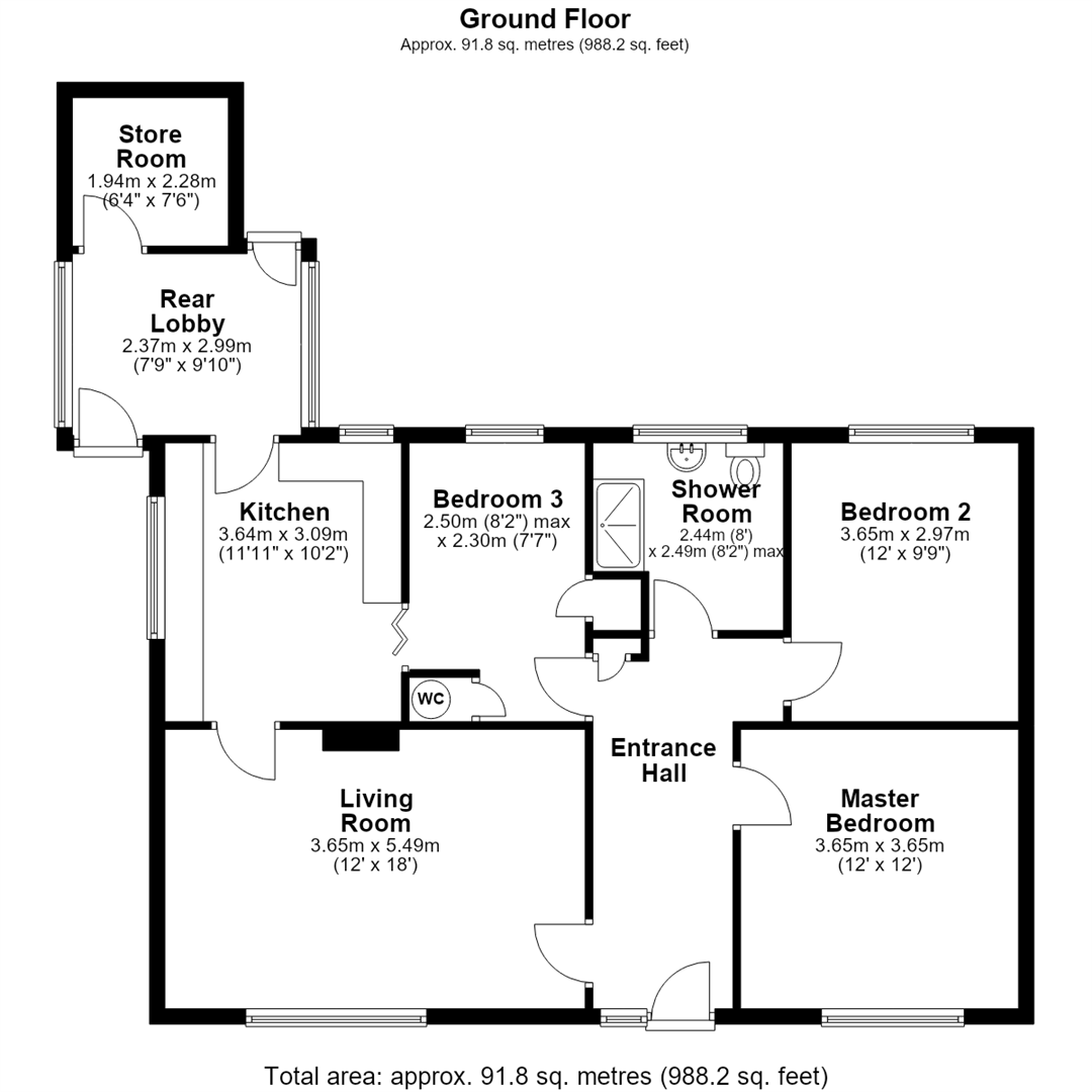 Vicarage Avenue, Sawston floorplan