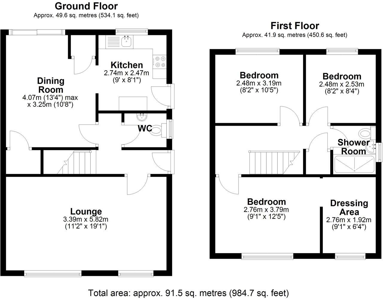 Boughey Road, Newport floorplan