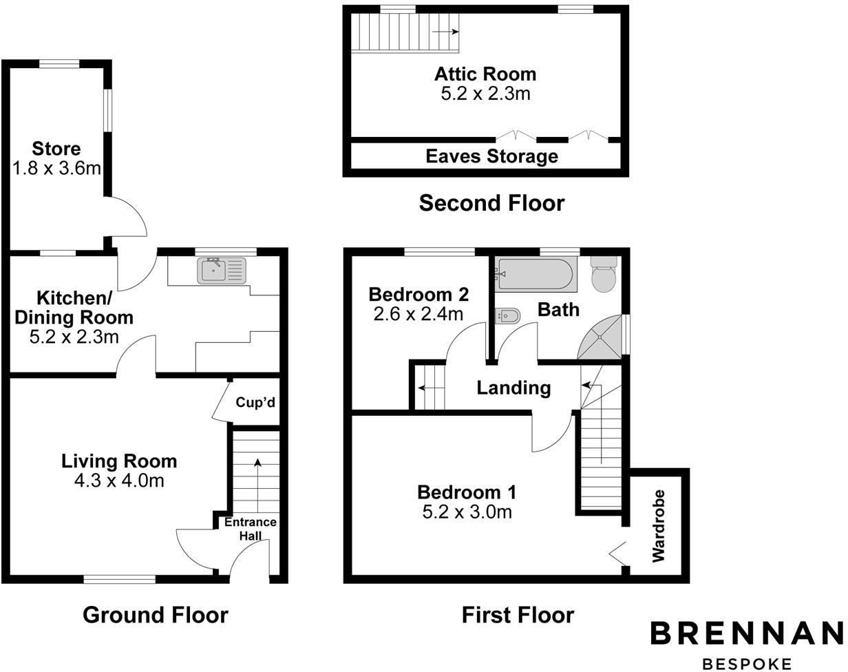 NN15 Elm Road, Kettering floorplan
