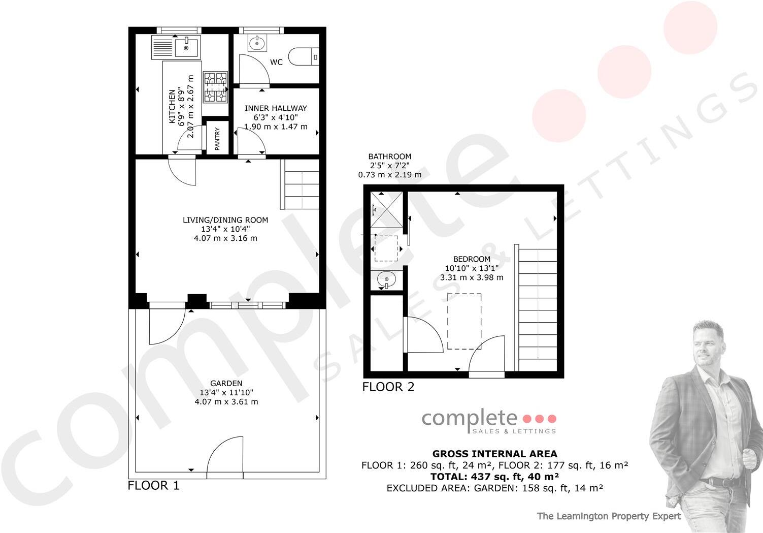 55, Binswood Avenue, Leamington Spa floorplan