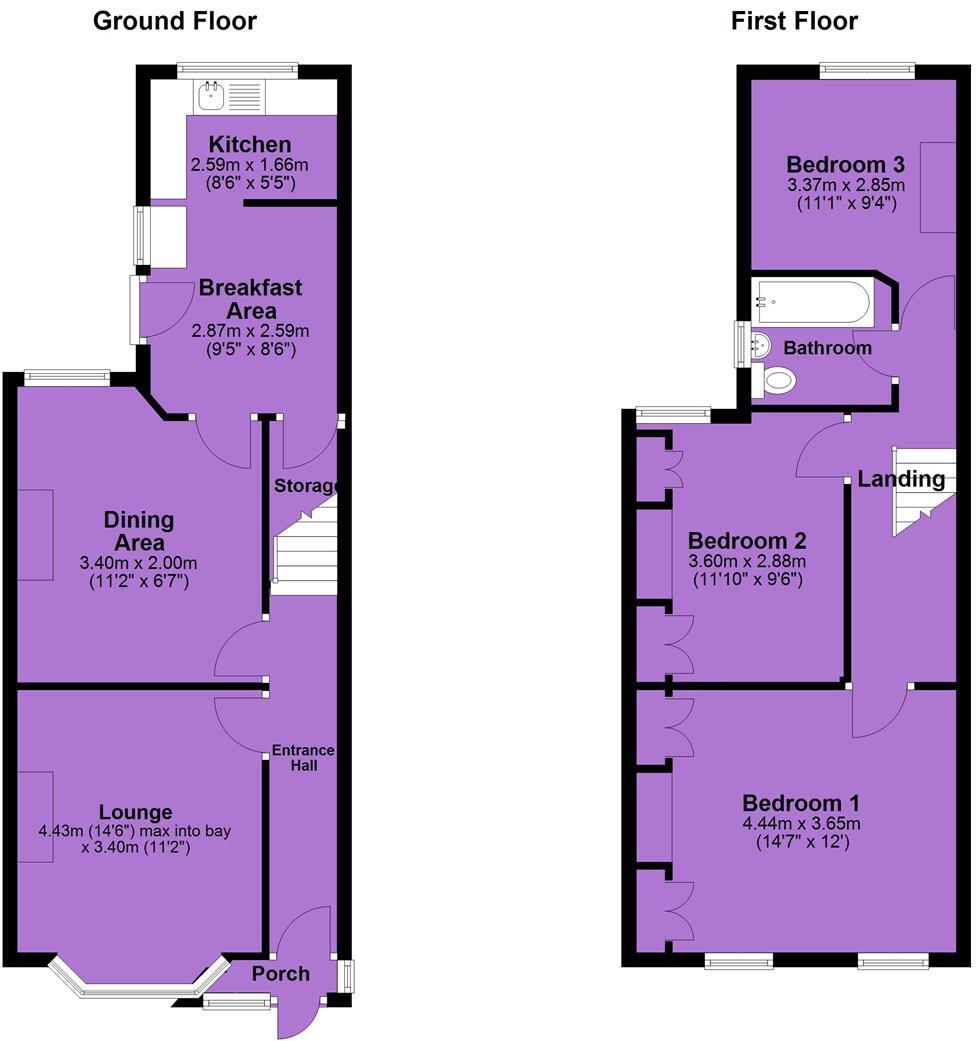 Oswald Road, Chorlton floorplan