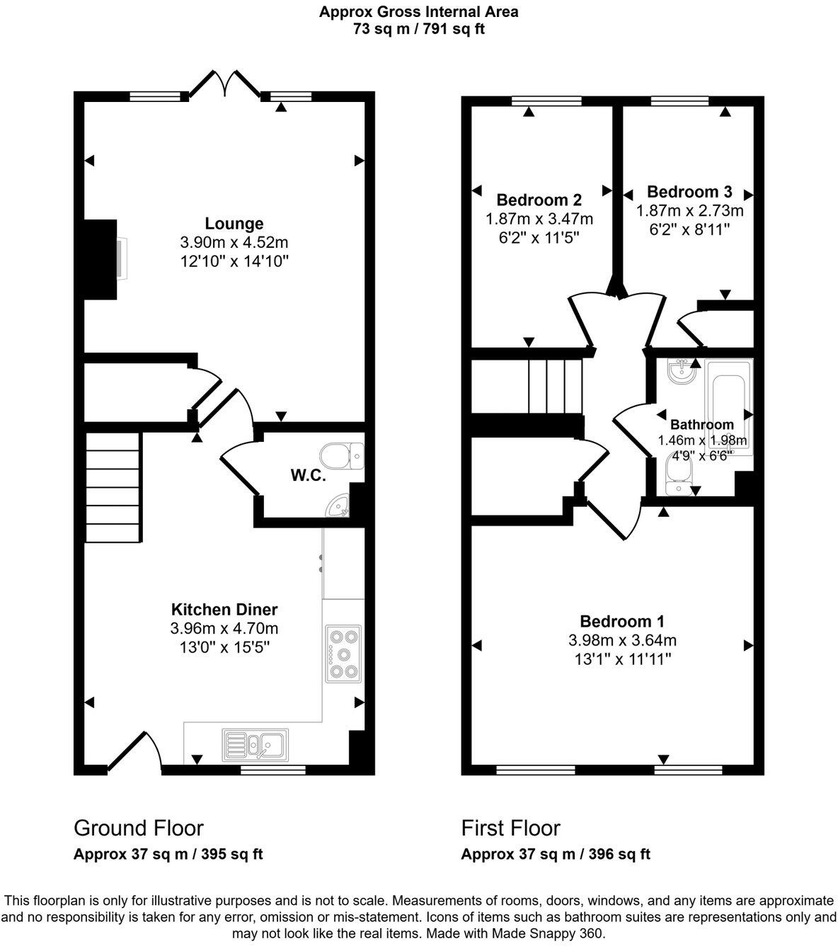 Edward Kitching Terrace, Great Ayton floorplan