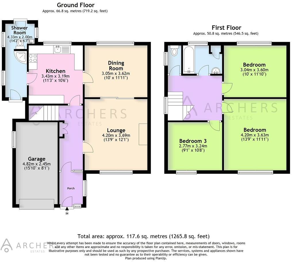 Worcester Close, Lodge Moor, Sheffield floorplan