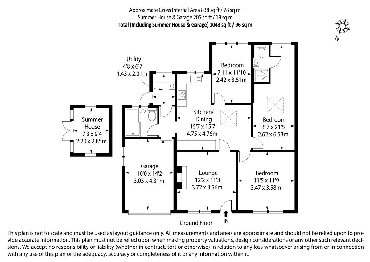 Chobham Road, Chertsey, KT16 floorplan