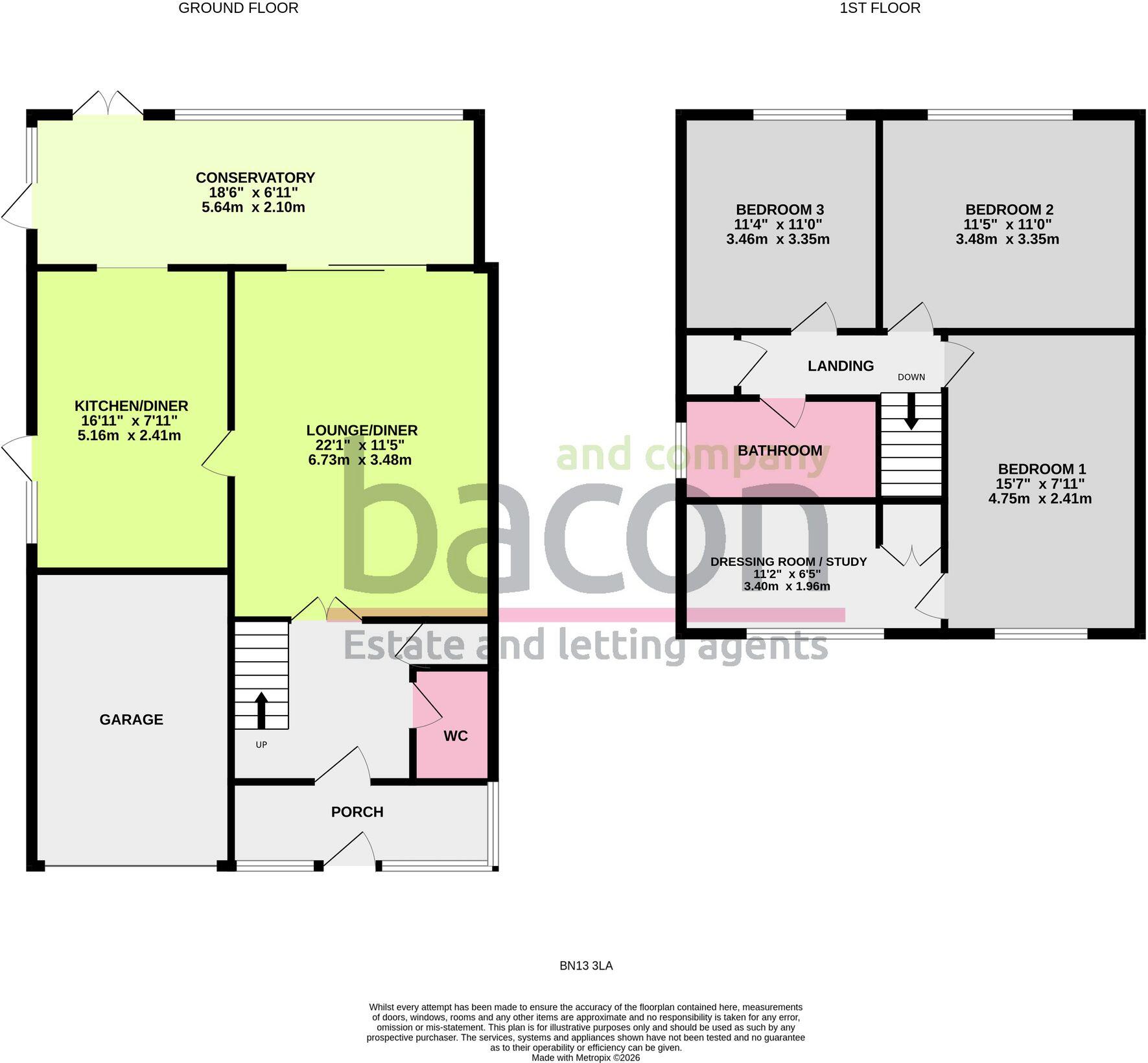 Thames Way, Worthing, BN13 floorplan