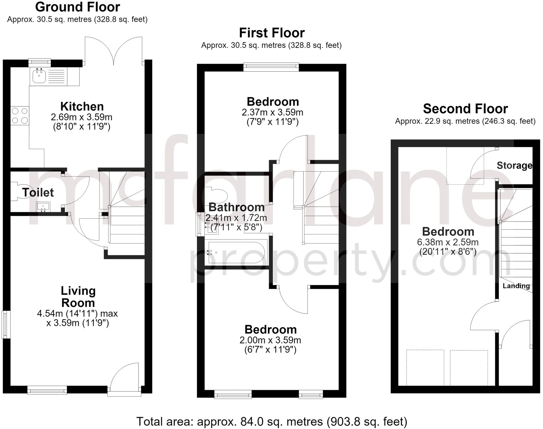 Homington Avenue, Coate, SN3 floorplan