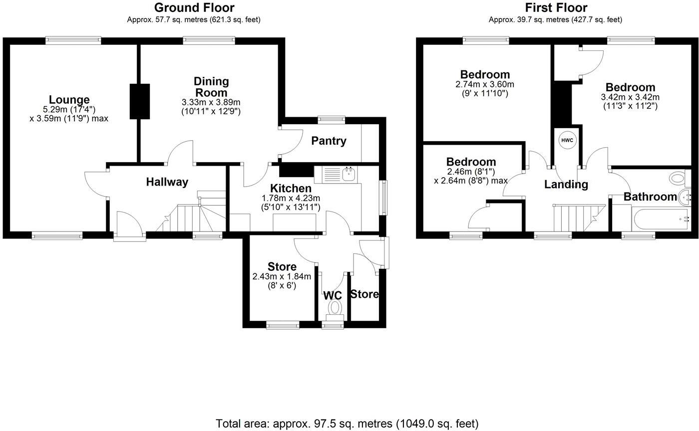 Bratton Road, Admaston, Telford floorplan