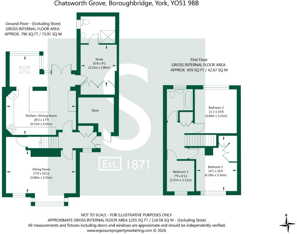 Chatsworth Grove, Boroughbridge floorplan