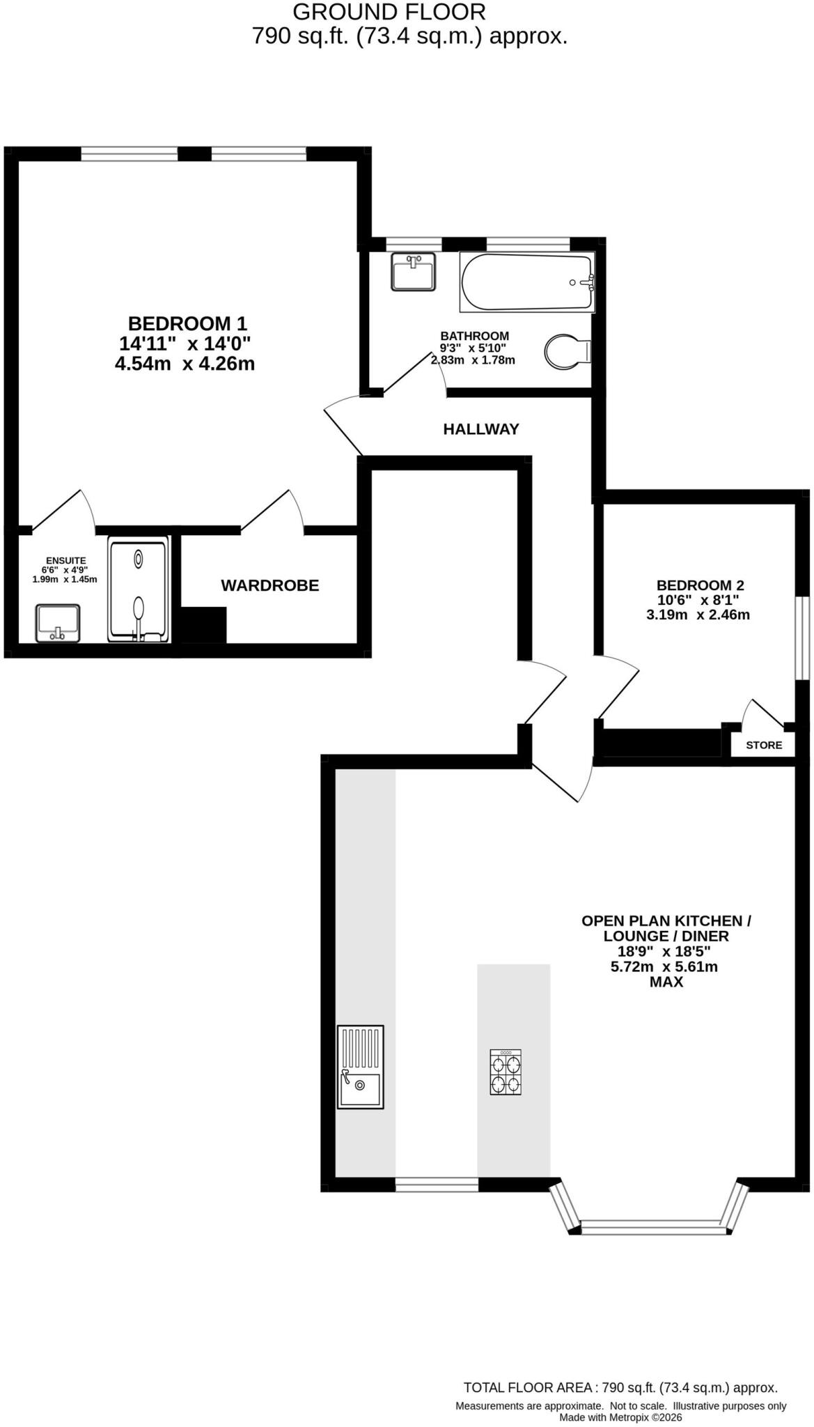 Elms Road, Stockport, SK4 floorplan