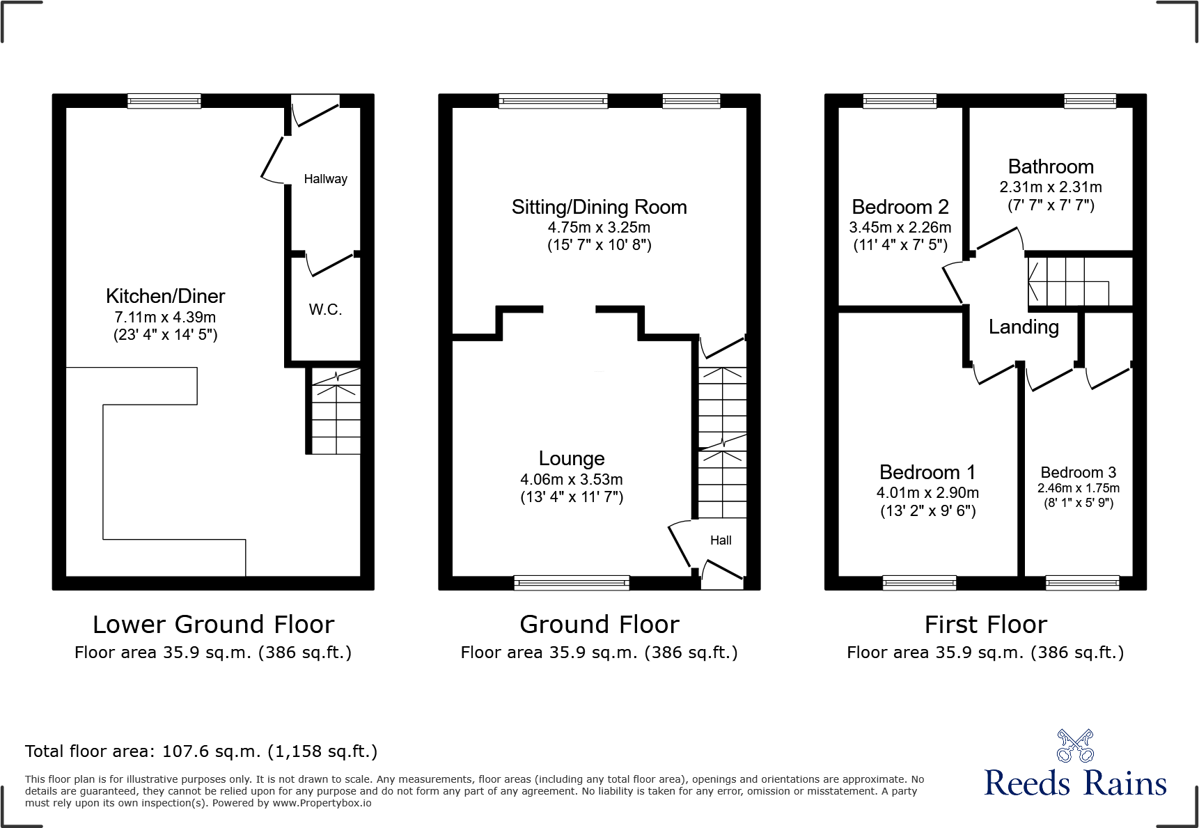 Lanehouse, Trawden, Colne, Lancashire, BB8 floorplan