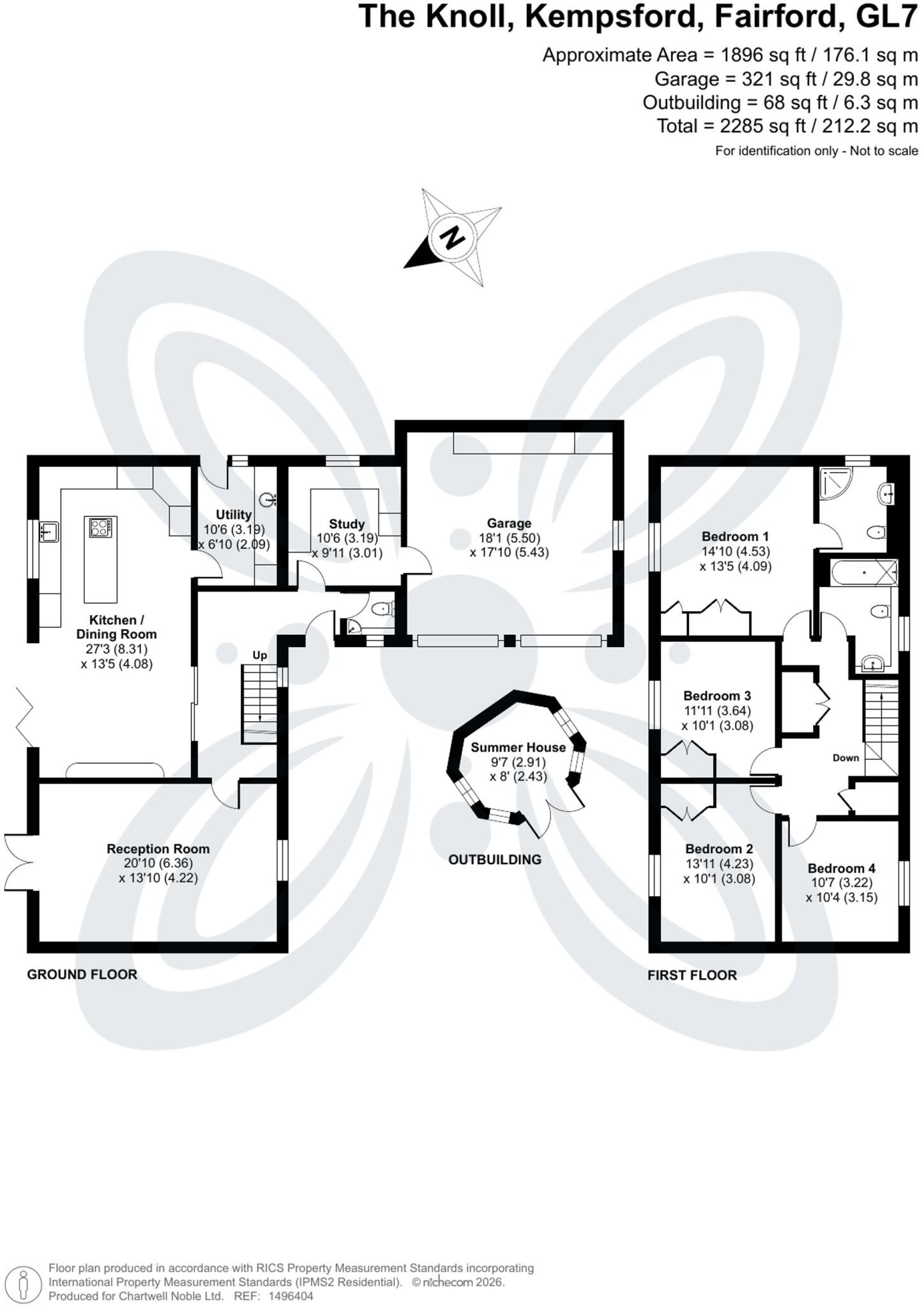 3, The Knoll, Kempsford, GL7 floorplan
