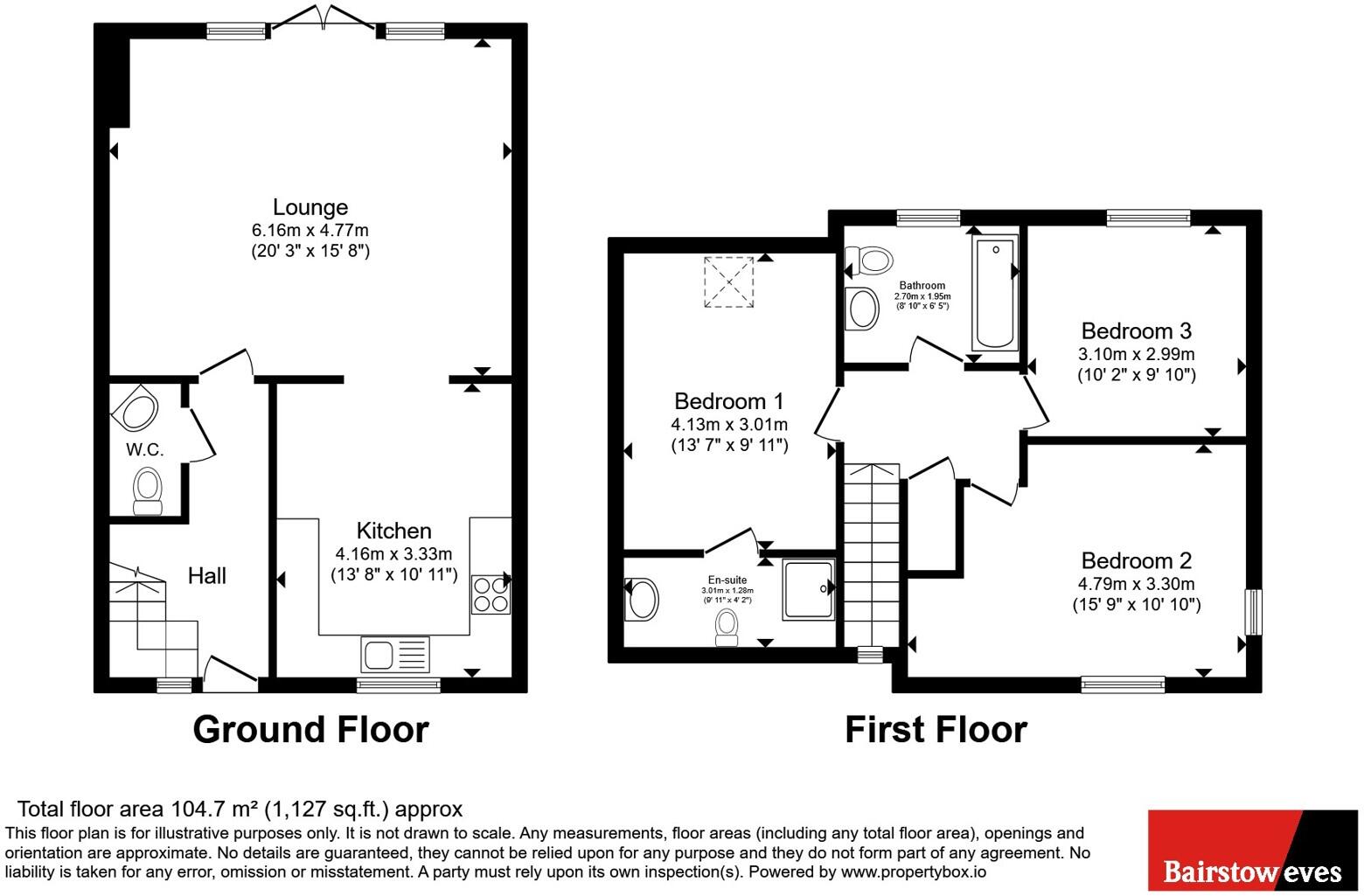 Harding Elms Road, Crays Hill, Billericay, CM11 floorplan