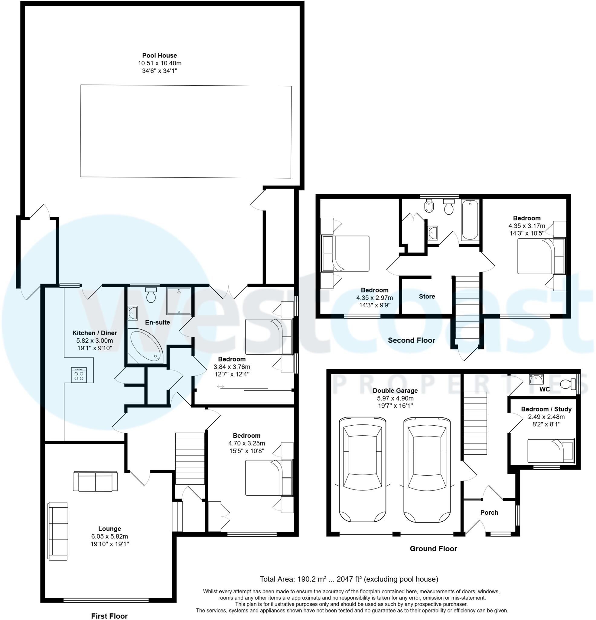 Pembroke Road, Portishead, Bristol, North Somerset, BS20 floorplan